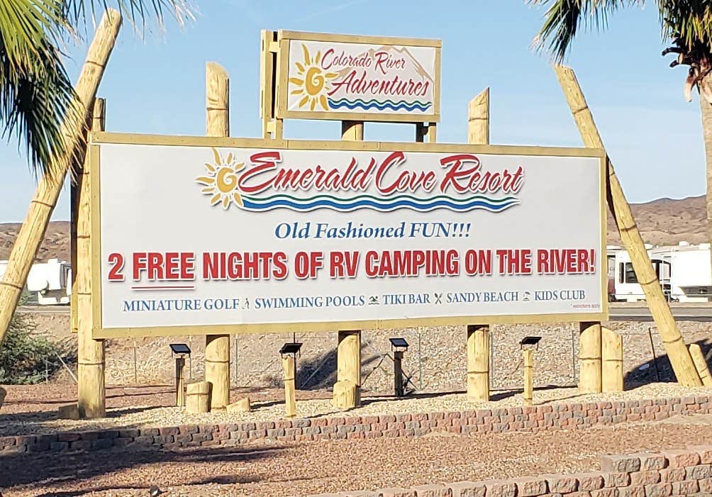 Camper-submitted photo at Emerald Cove Resort near Parker Dam, CA