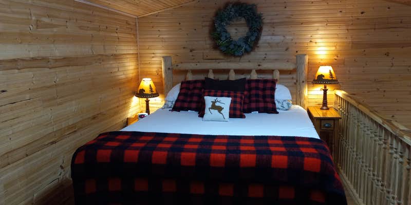 Camper submitted image from Tiny Lumber Jack Cabin * Heritage Farm * Hiking * Nature Preserve * 25 Acres * Tiny Home *