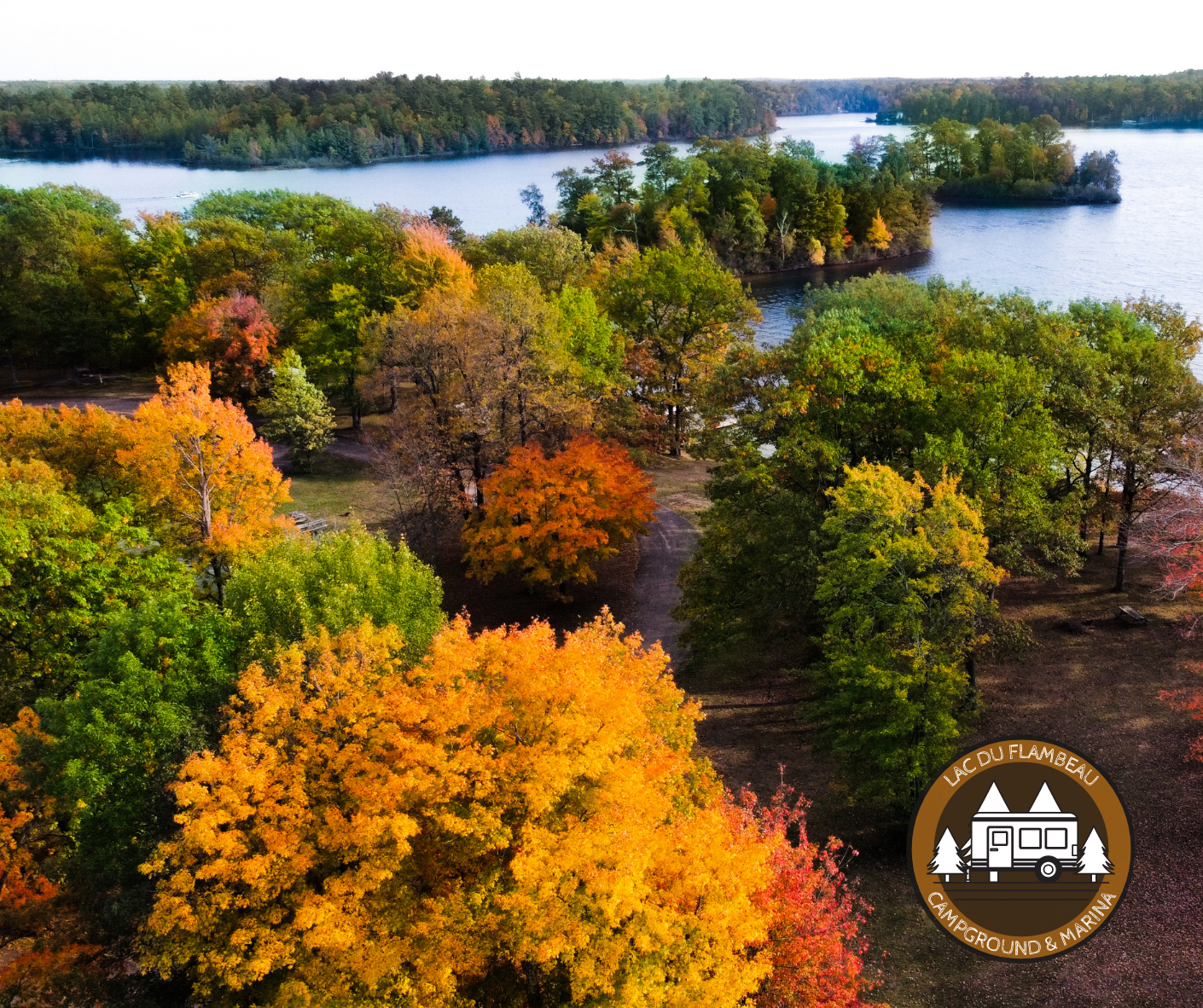 Camping near Sandy Beach Lake Campground — Northern Highland State Forest: Lac du Flambeau Campground and Marina, Lac du Flambeau, Wisconsin