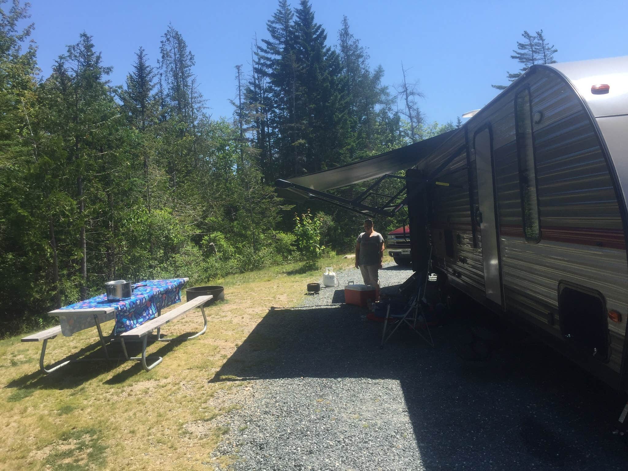 Shelley B.'s photo of rv camping at Schoodic Woods Campground — Acadia National Park near Winter Harbor, ME