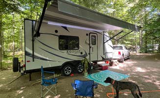 Jacob S.'s photo of camping with pets at Maple Haven Campground in New Hampshire