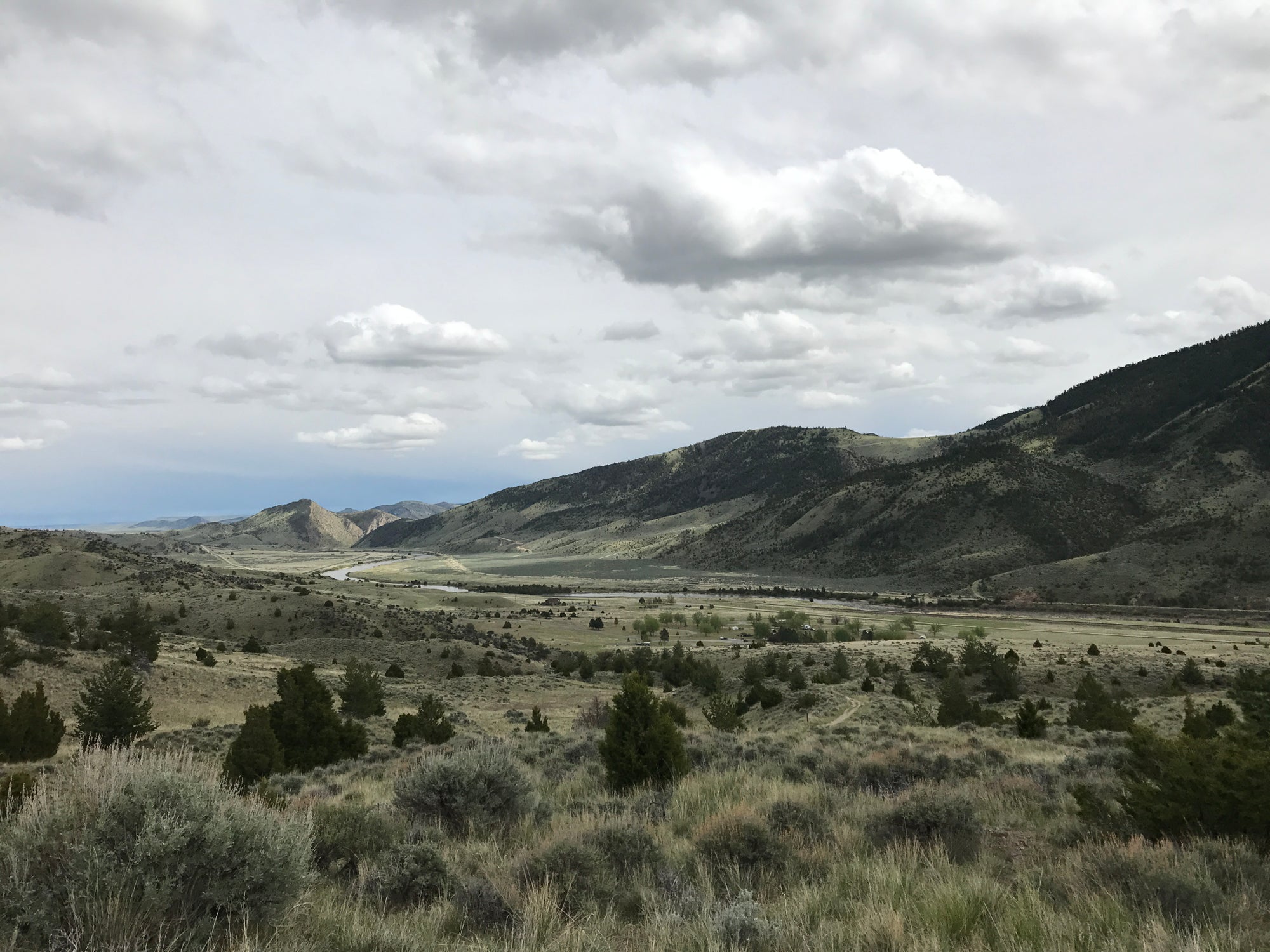 panoramic views of lewis and clark campgrounds in montana