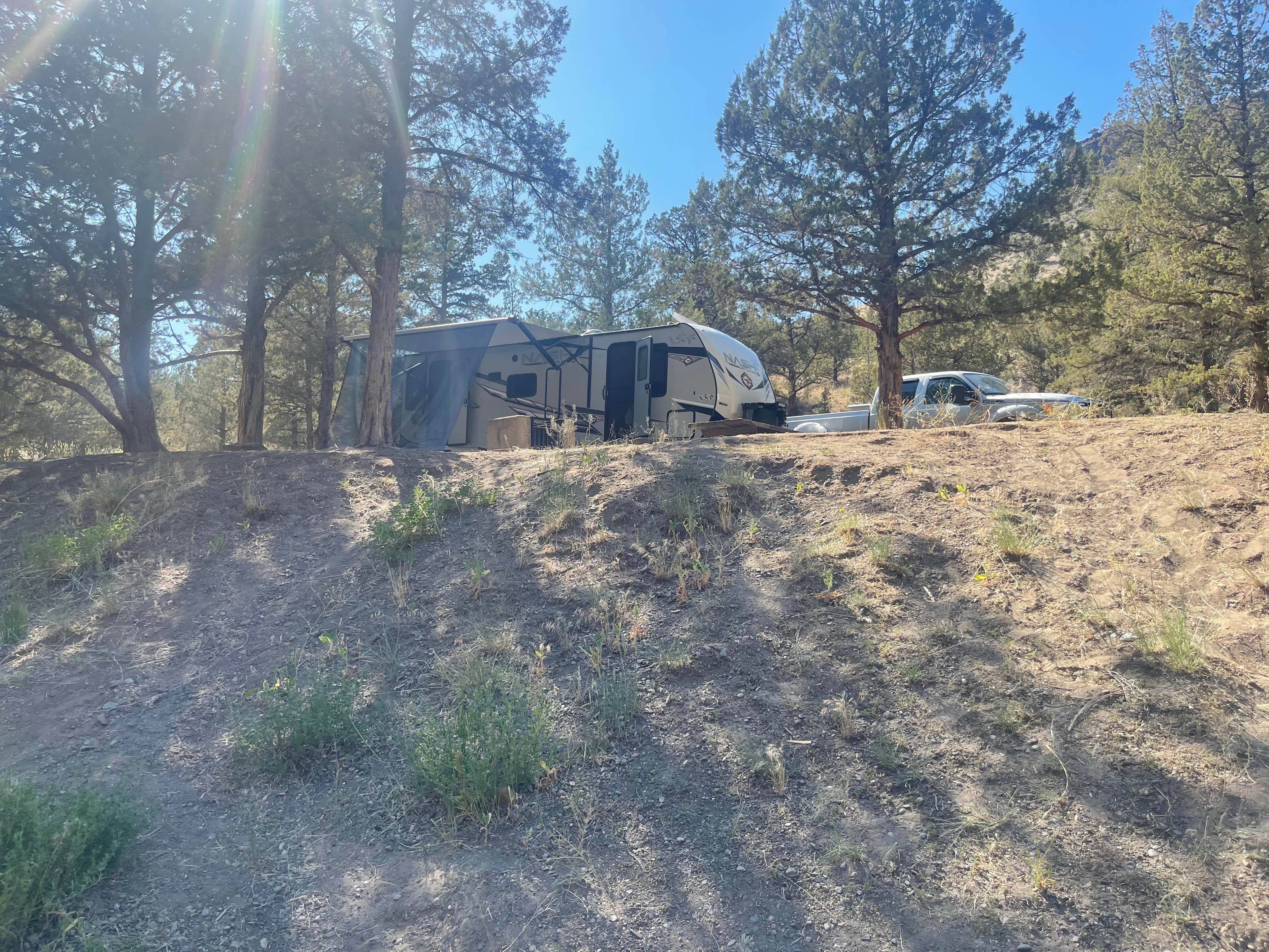 James W.'s photo of tent camping at Palisades Campground near Cloverdale, OR