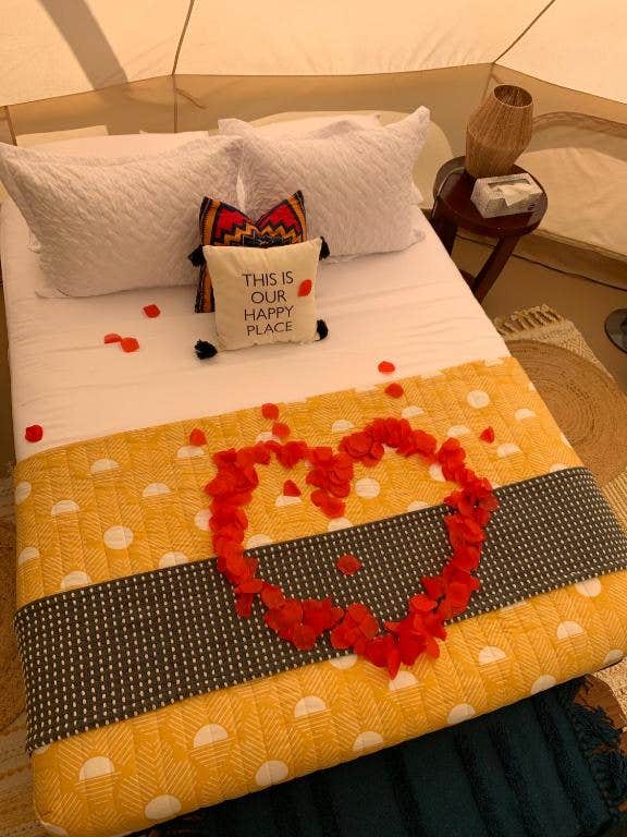 C's photo of glamping accommodations at The Orlando Yurt Experience near Mims, FL