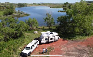 Eric G.'s photo of rv camping at Camel's Hump Lake near Glendive, MT