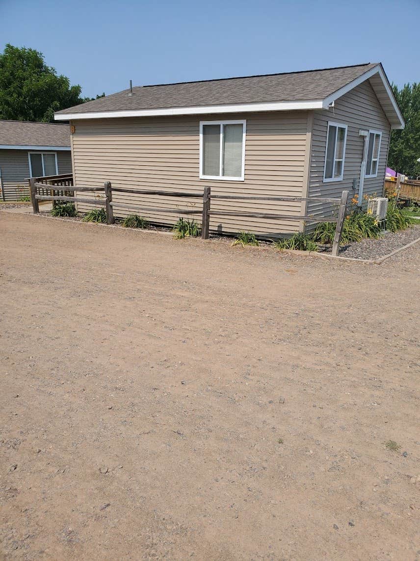 baylee's photo of a cabin at Veterans Campground On Big Marine Lake near Saint Croix National Scenic River