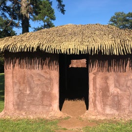 Native American dwelling replica