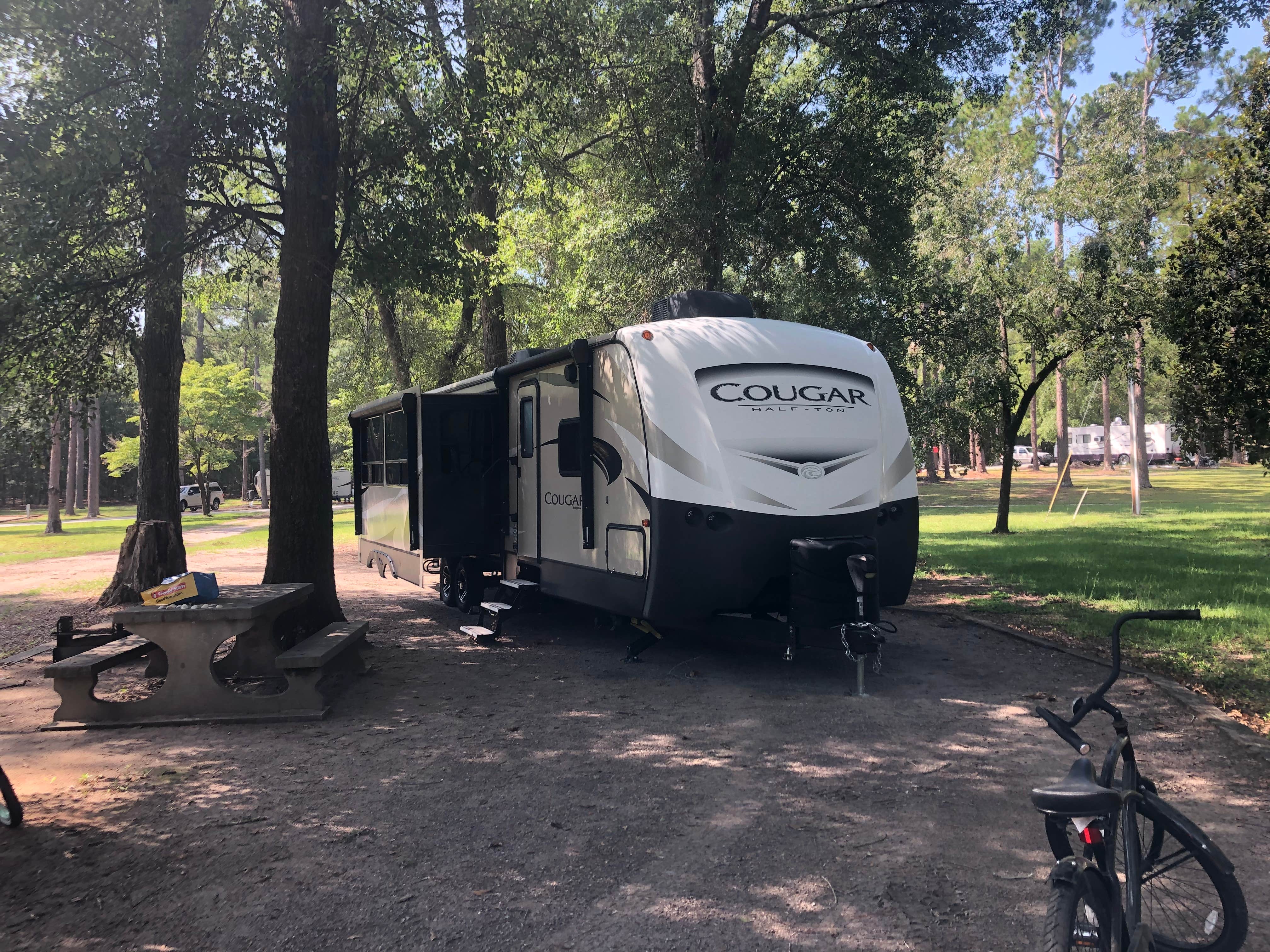 Ashley W.'s photo of rv camping at Magnolia Springs State Park Campground near Twin City, GA