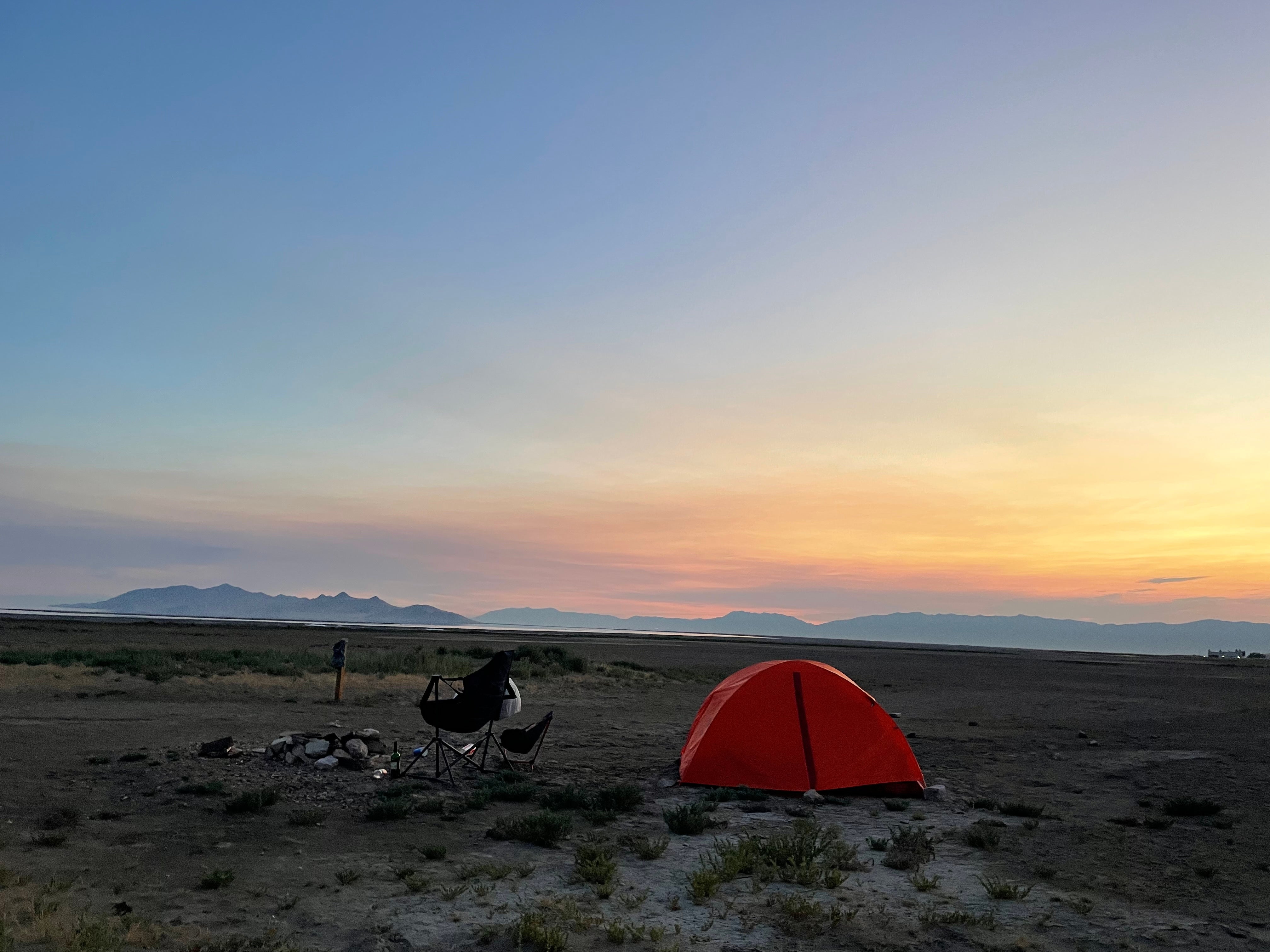 Camper submitted image from Great Salt Lake State Park Campground - 1