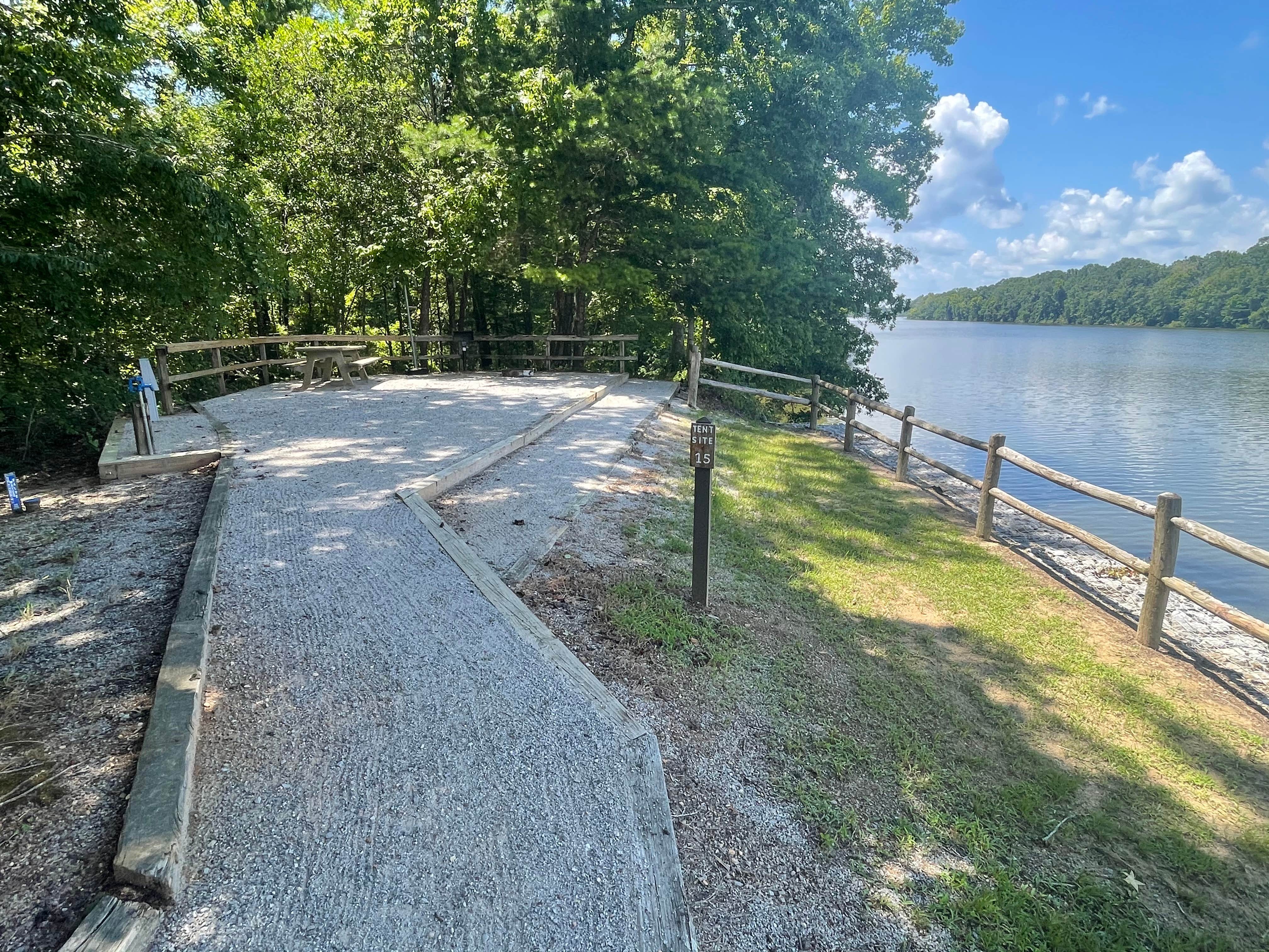 Camper-submitted photo at COE Coffeeville Lake Service Campground near Silas, AL