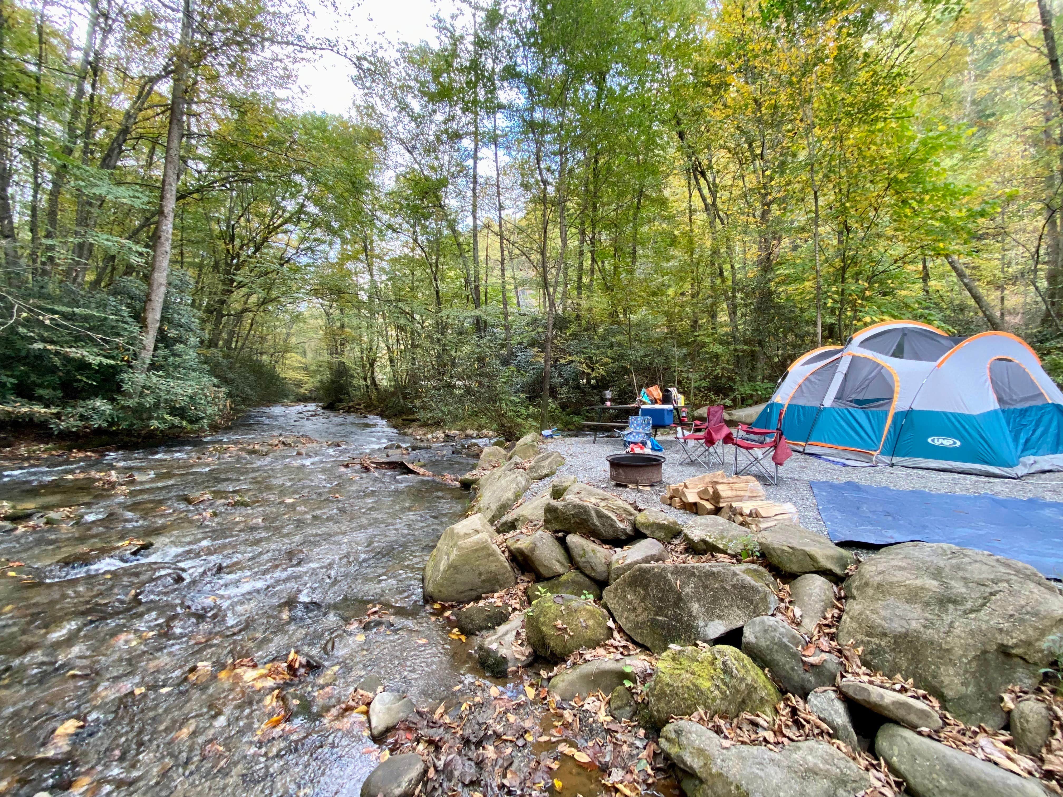 Adam B.'s photo at Indian Creek Campground in North Carolina