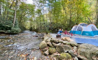 Adam B.'s photo at Indian Creek Campground in North Carolina