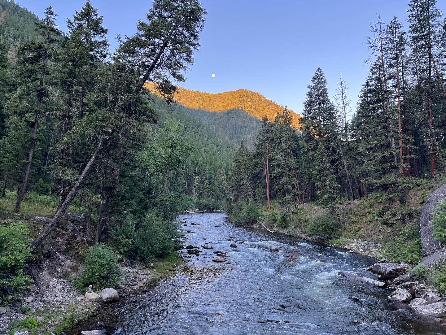 Camper-submitted photo at Harrys Flat near Stevensville, MT