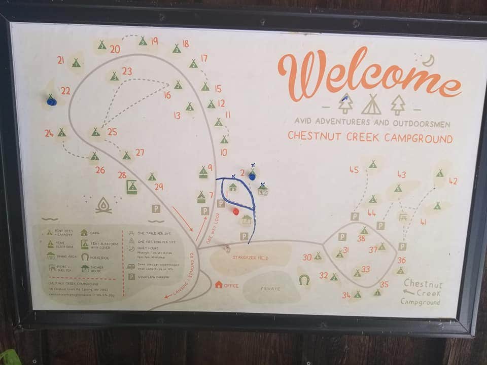 Camper-submitted photo at Chestnut Creek Campground near Charleston, WV