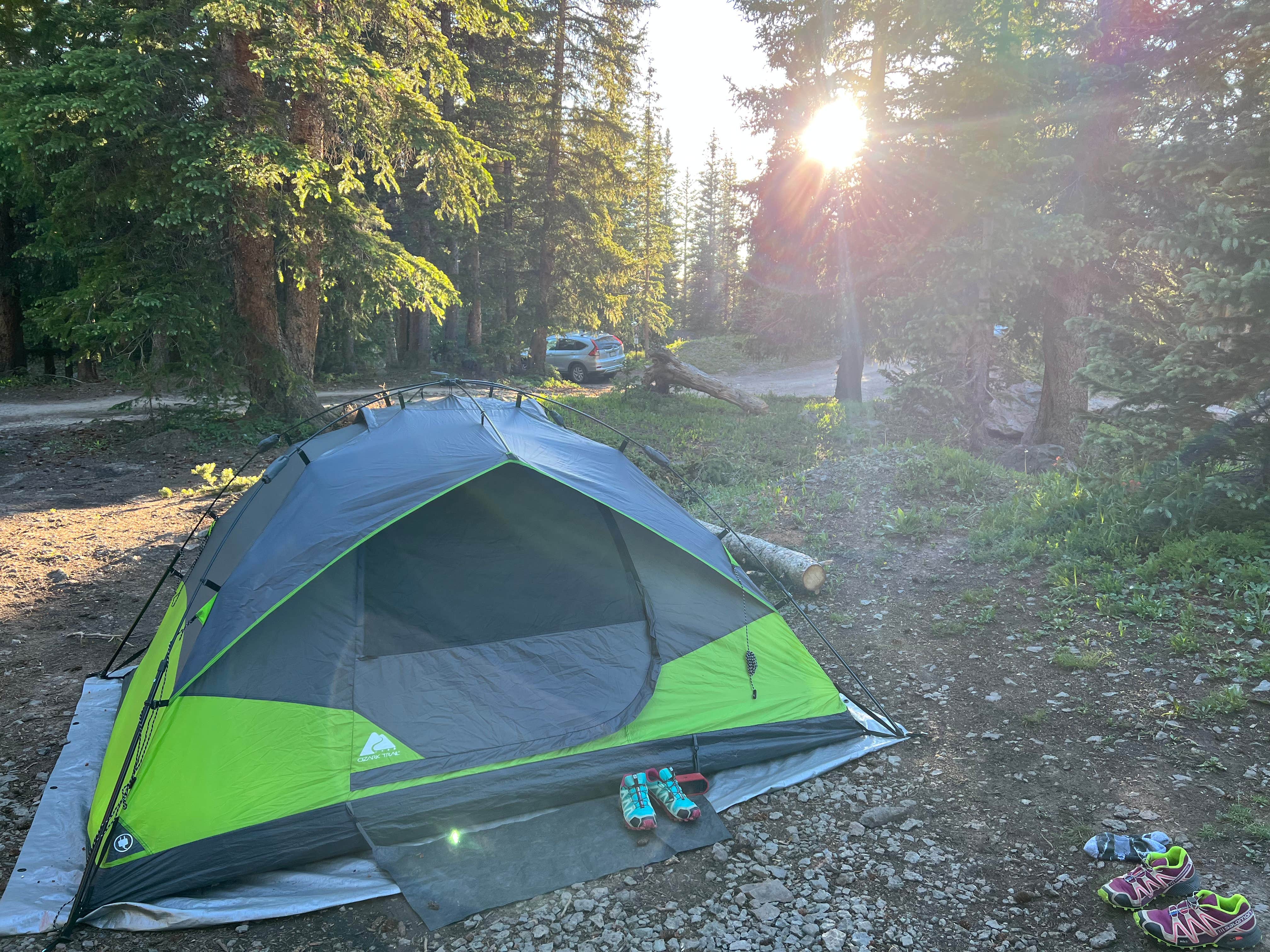 Ronnie S.'s photo of tent camping at Alta Lakes Campground (Dispersed) near Cascade, CO