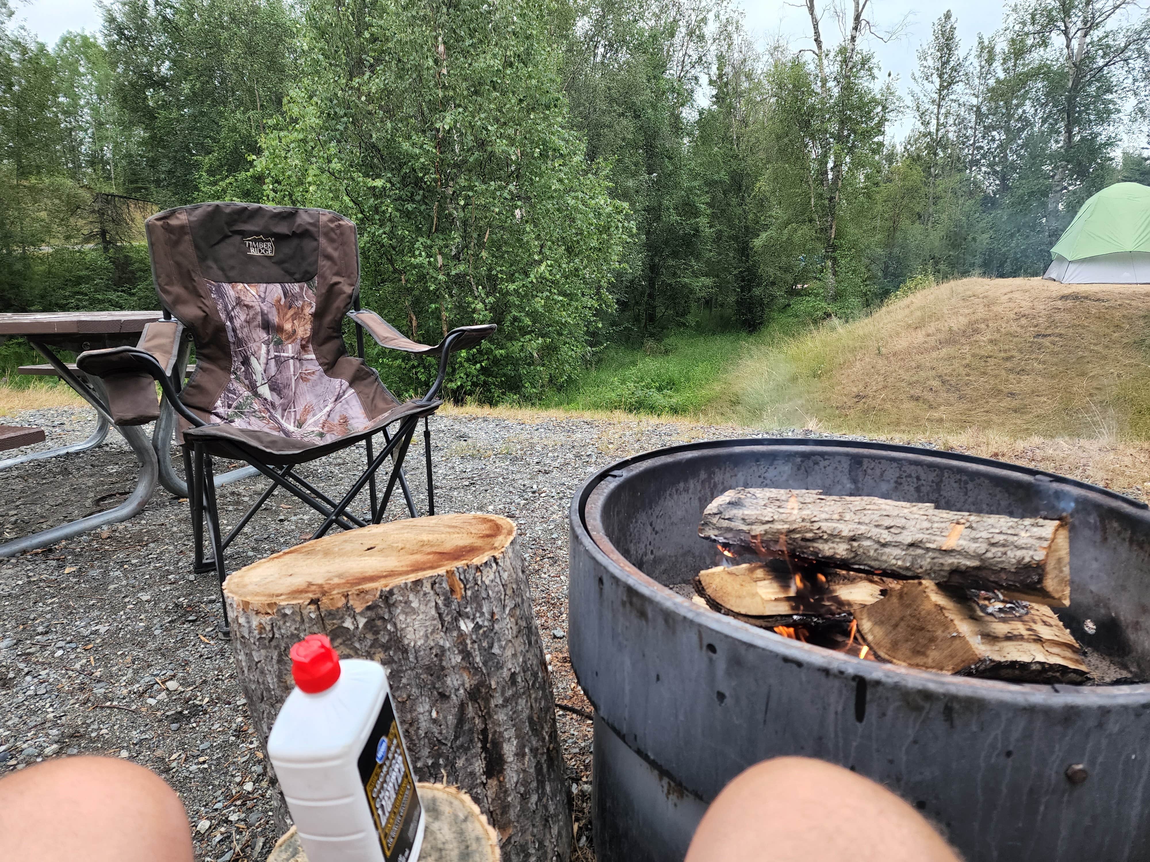 Camper-submitted photo at Finger Lake State Recreation Site Campground near Wasilla, AK
