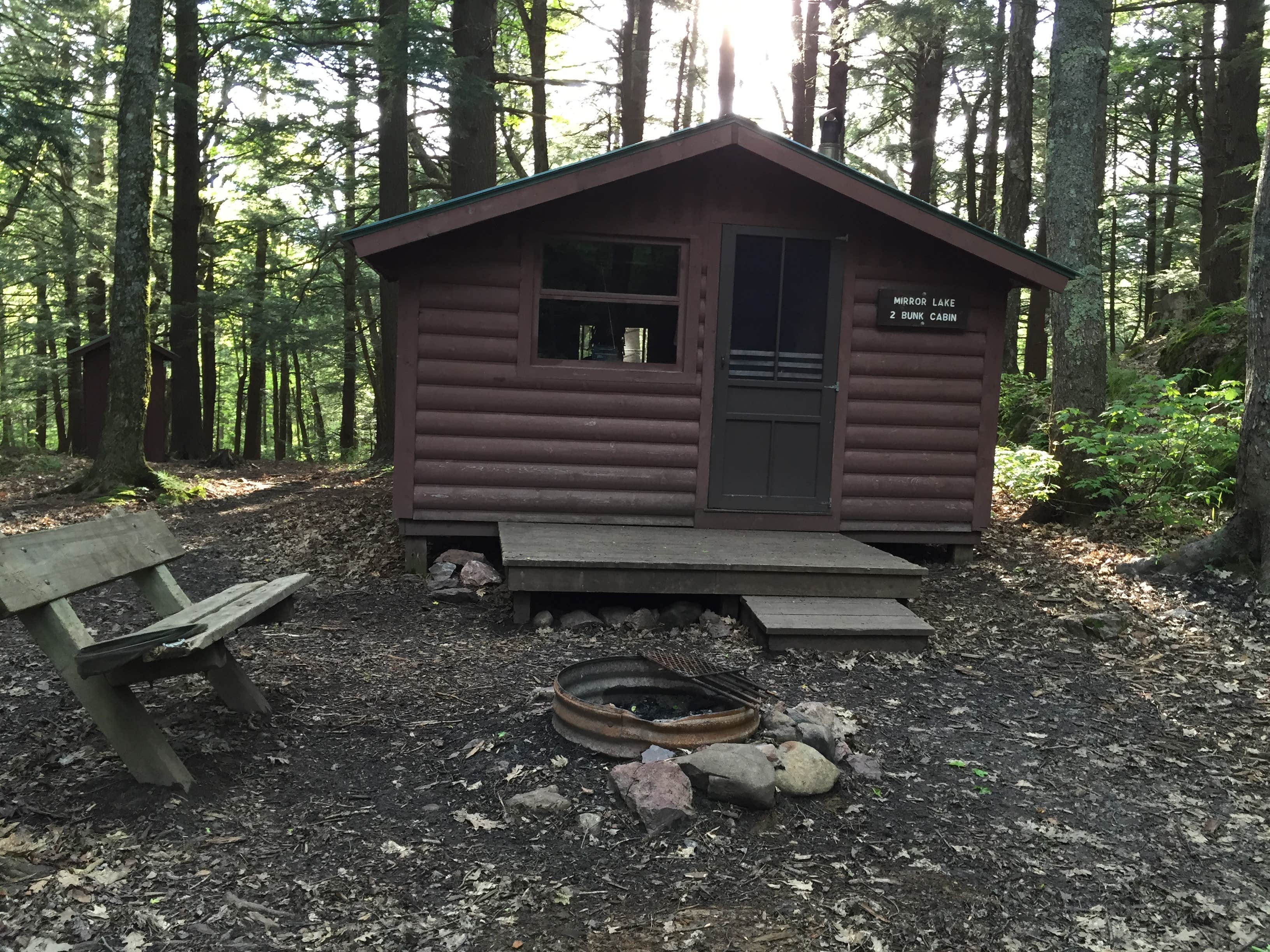 Jay W.'s photo of glamping accommodations at Porcupine Mountains Backcountry Camping — Porcupine Mountains Wilderness State Park near Hurley, WI