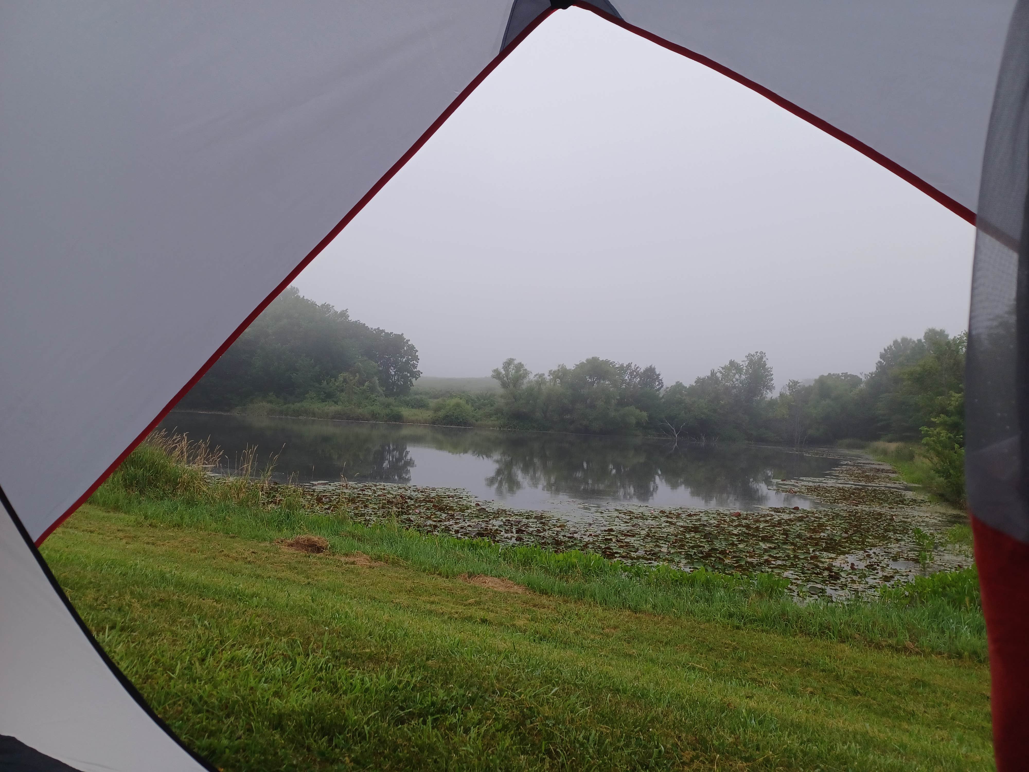 Lloyd W.'s photo of tent camping at Bonanza Conservation Area in Missouri