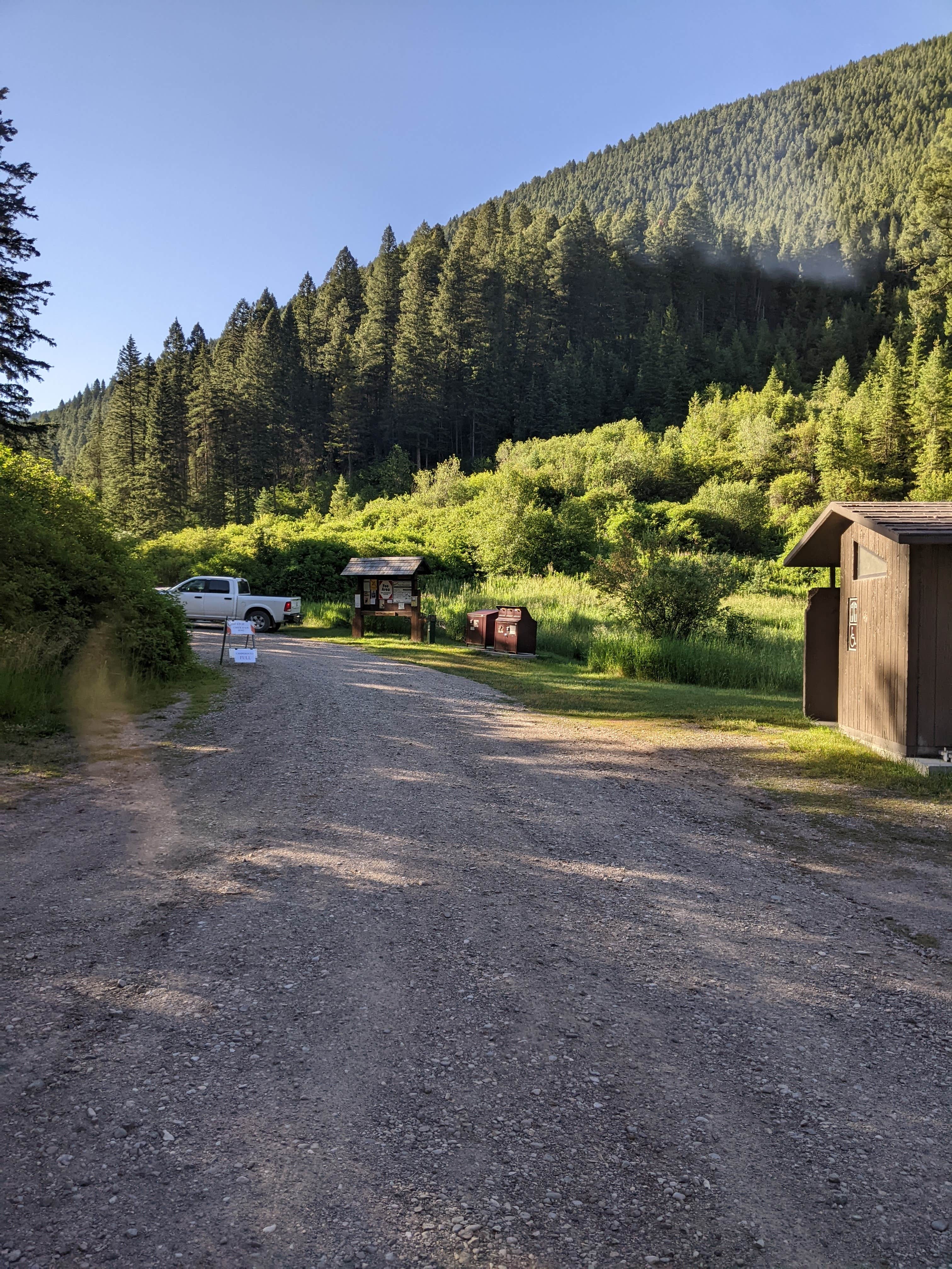 Donitza I.'s photo of glamping accommodations at Spire Rock Campground near Big Sky, MT