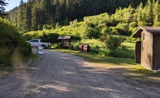 Donitza I.'s photo of glamping accommodations at Spire Rock Campground near Pony, MT