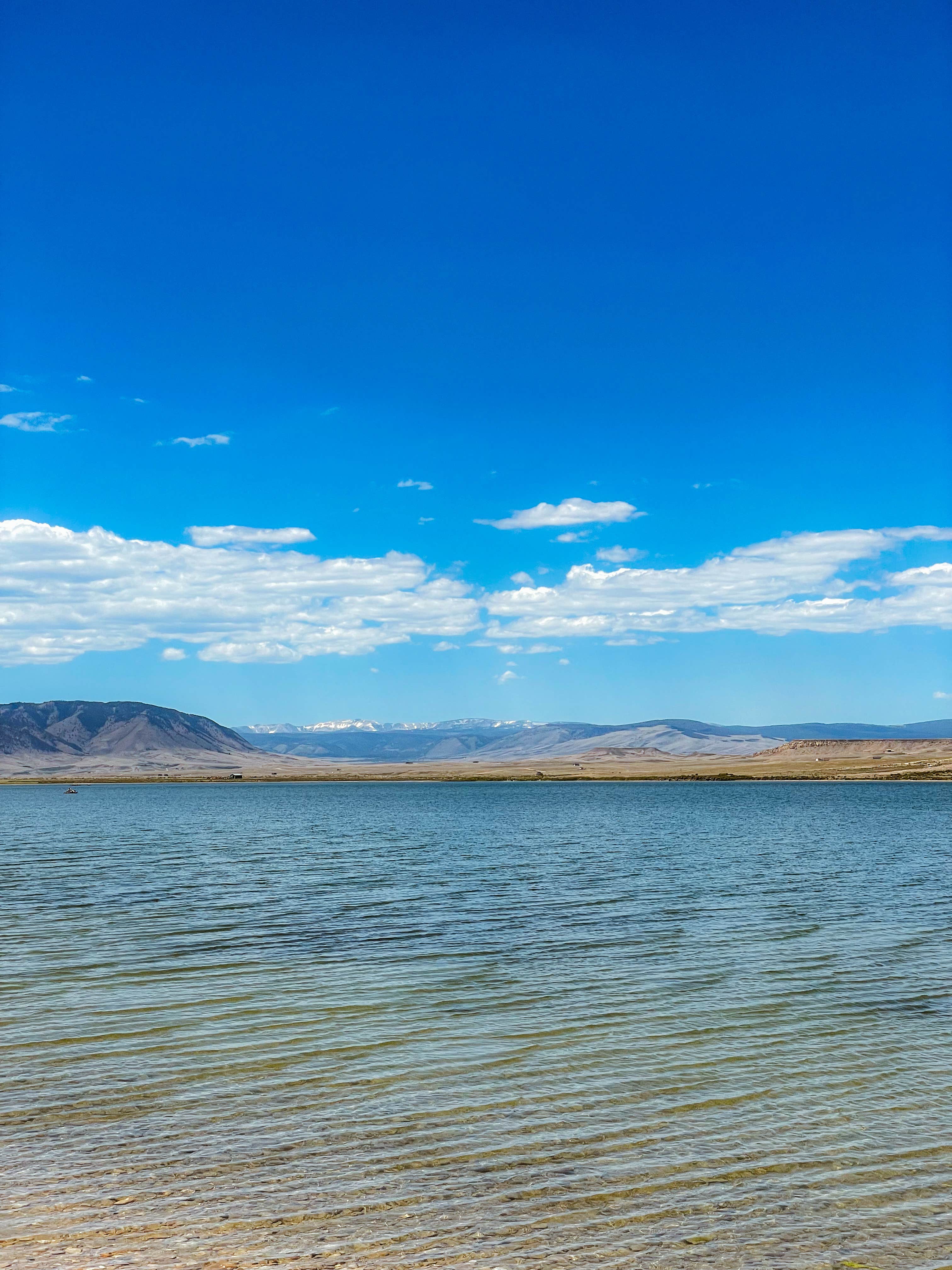 Samantha  T.'s photo of a dispersed camping area at Twin Buttes Reservoir near Elk Mountain, WY