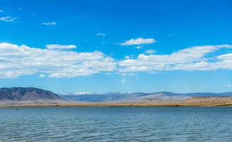 Samantha T.'s photo of a dispersed camping area at Twin Buttes Reservoir in Wyoming