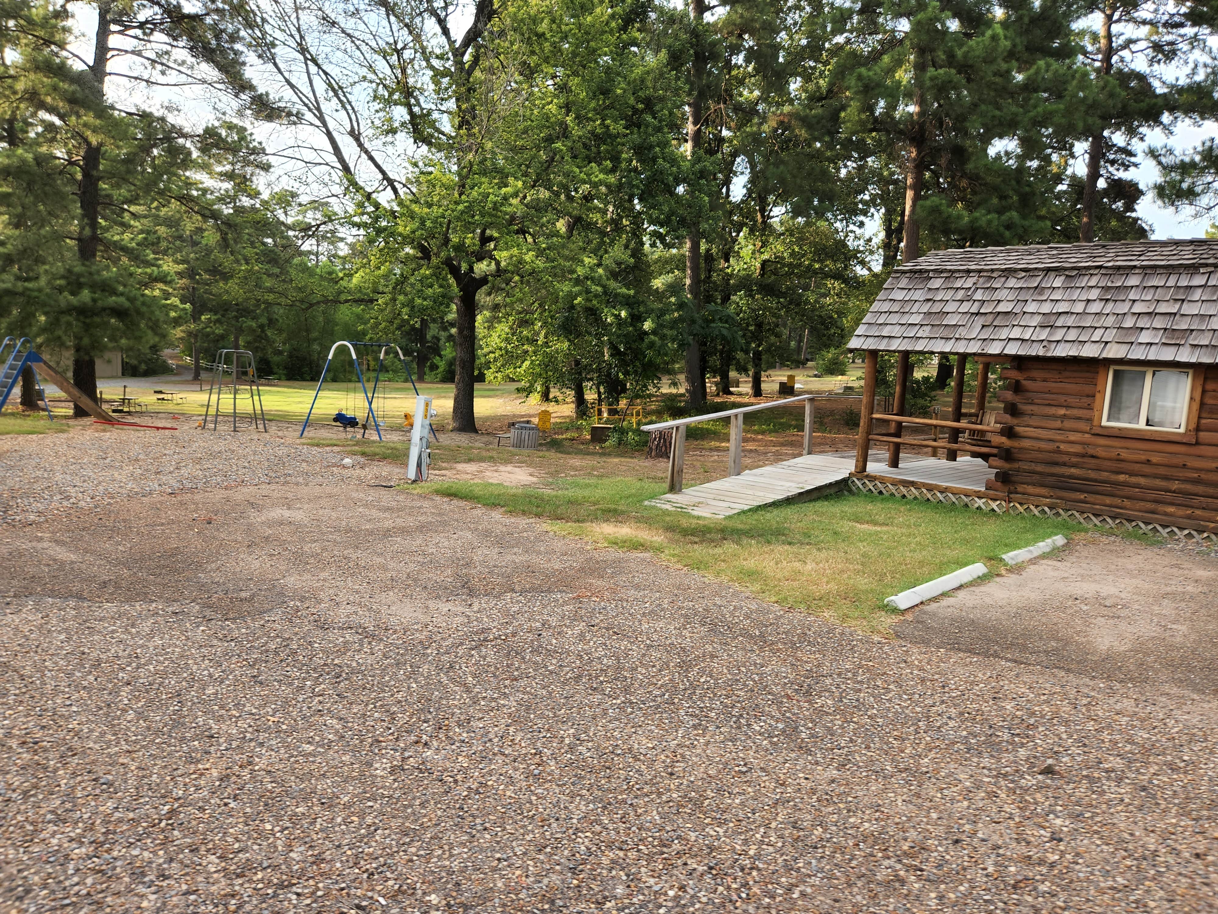 Mary T.'s photo of a cabin at Texarkana KOA near Murfreesboro, AR