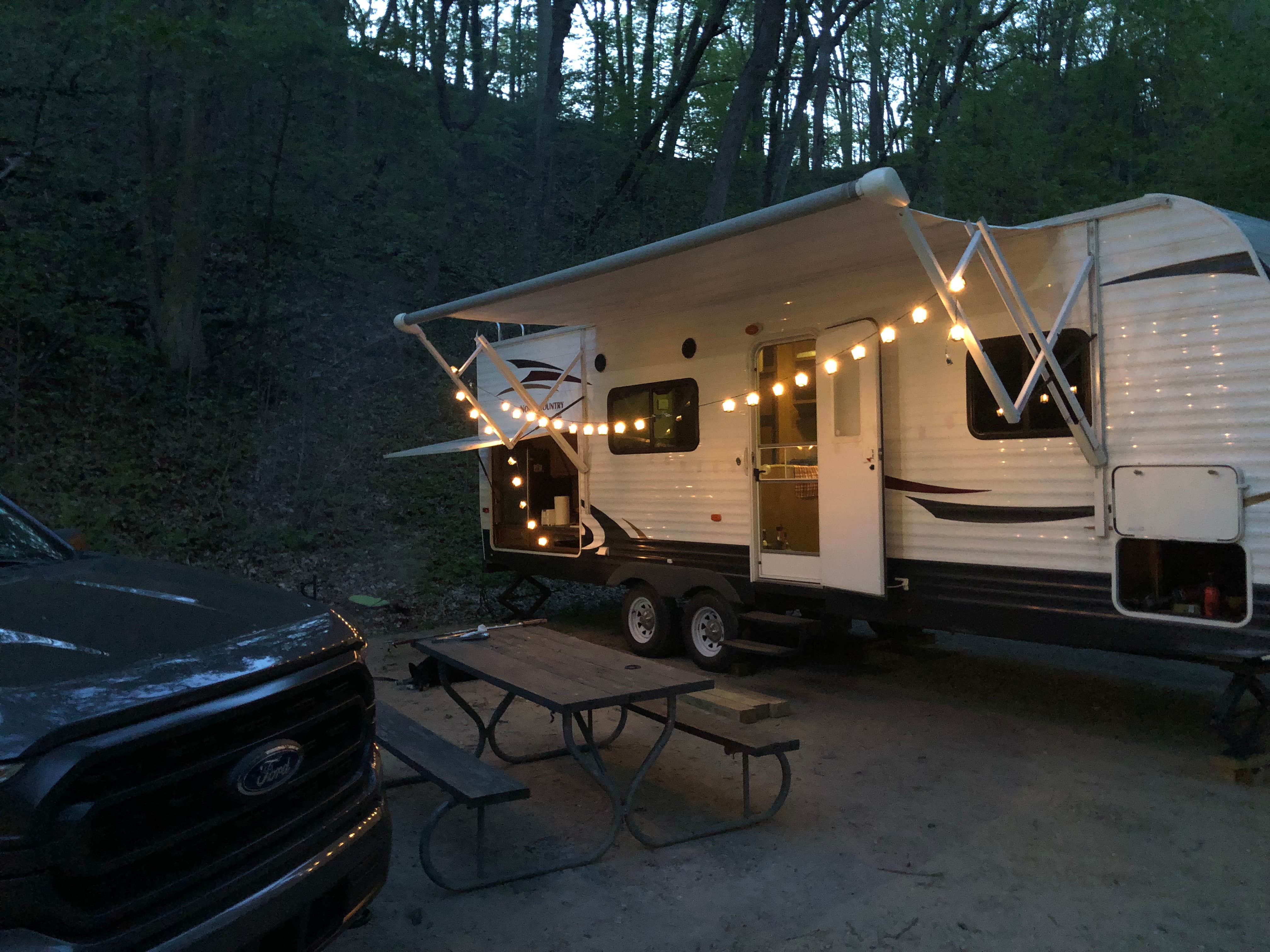 emily P.'s photo of rv camping at Weko Beach Campground near Michigan City, IN