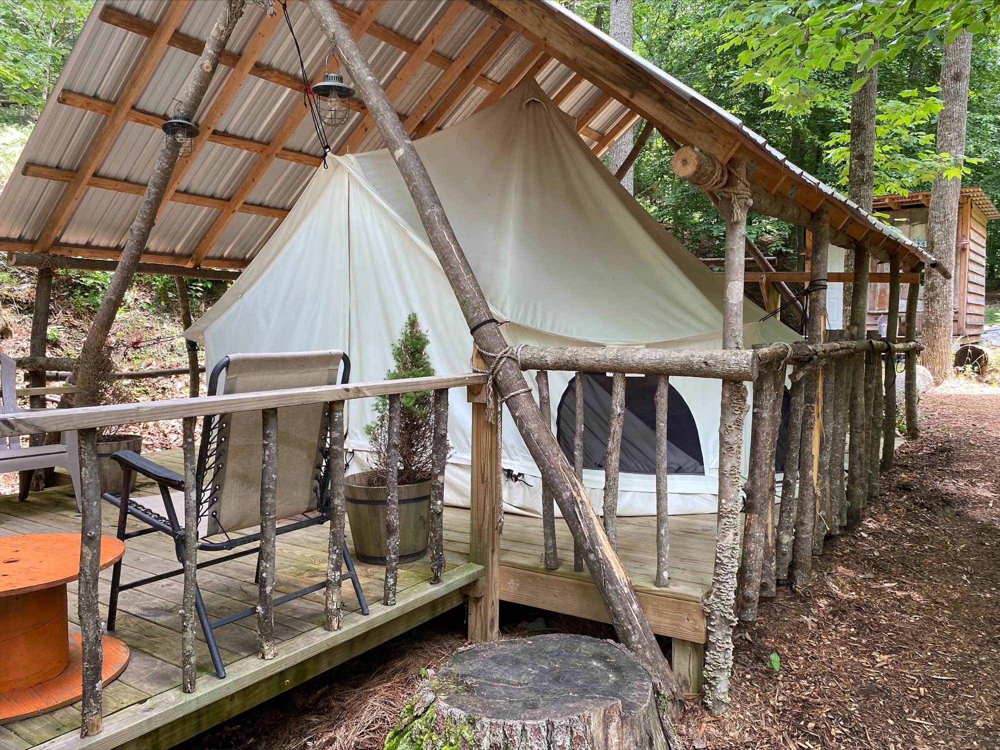 Camper-submitted photo at The Glamp Shack near Cherry Log, GA