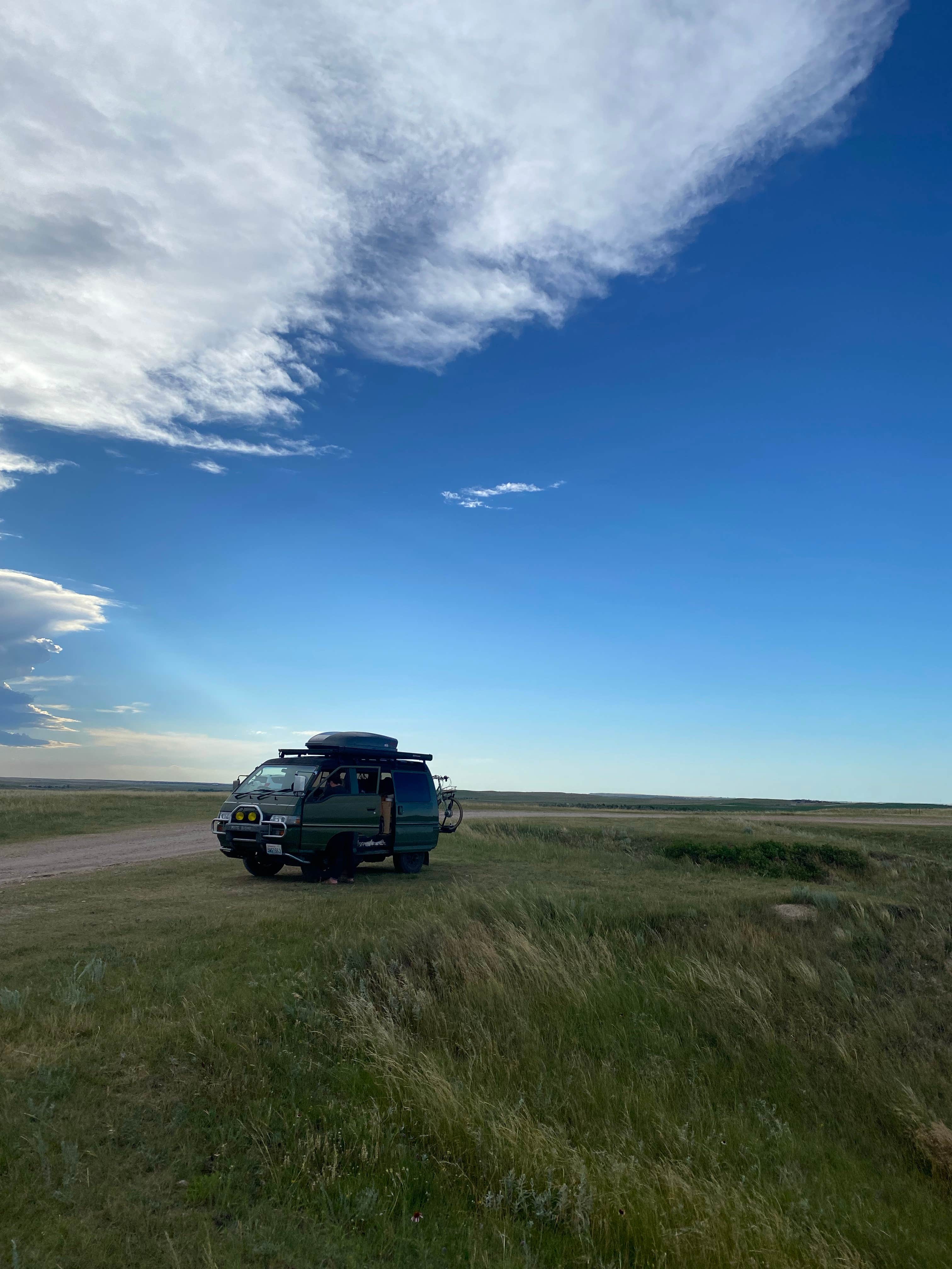 Alyssa L.'s photo of a dispersed camping area at Buffalo Gap Dispersed Camping near Philip, SD