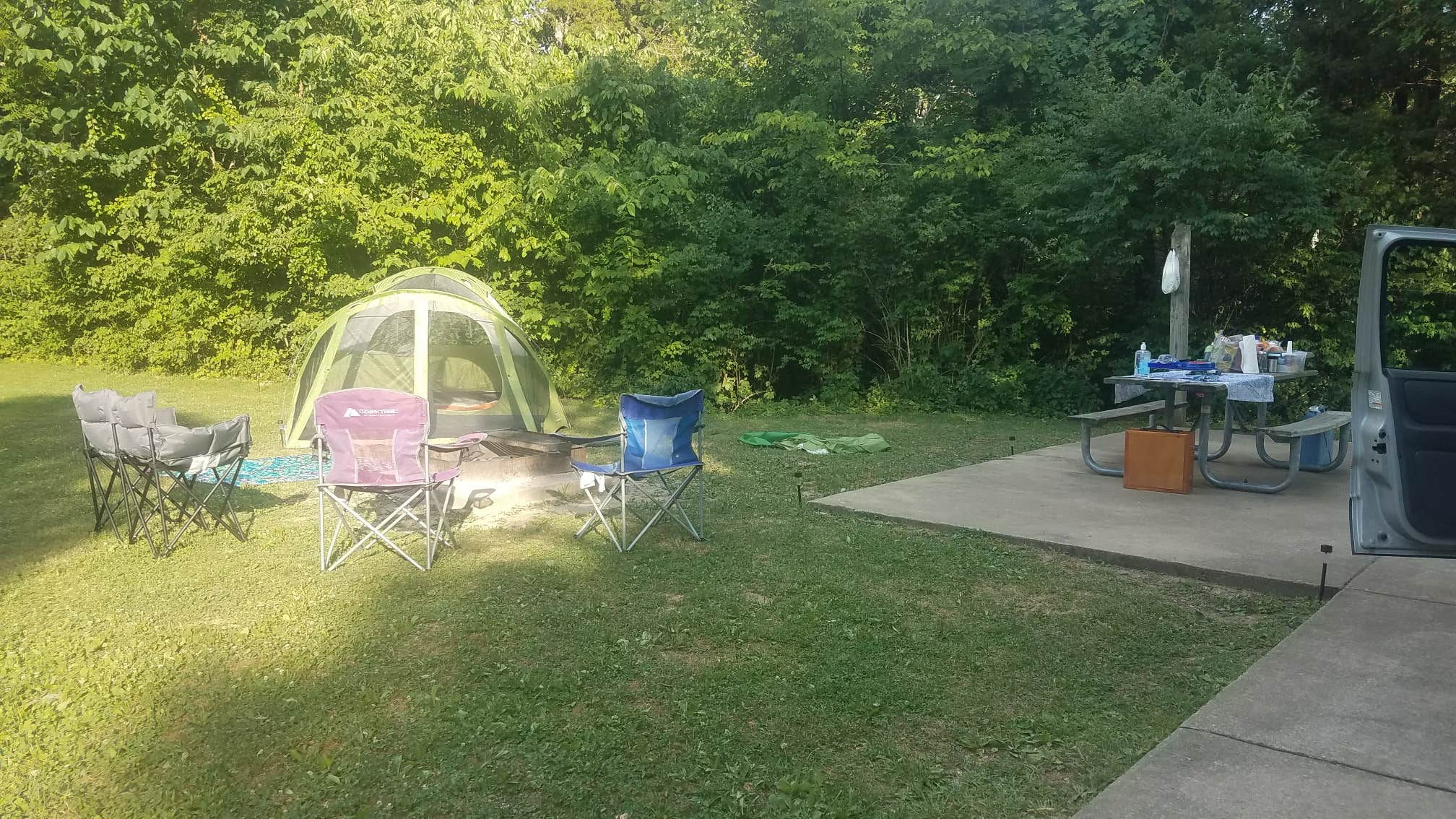 Camper-submitted photo at Dr. Edmund A. Babler Memorial State Park Campground near Normandy, MO