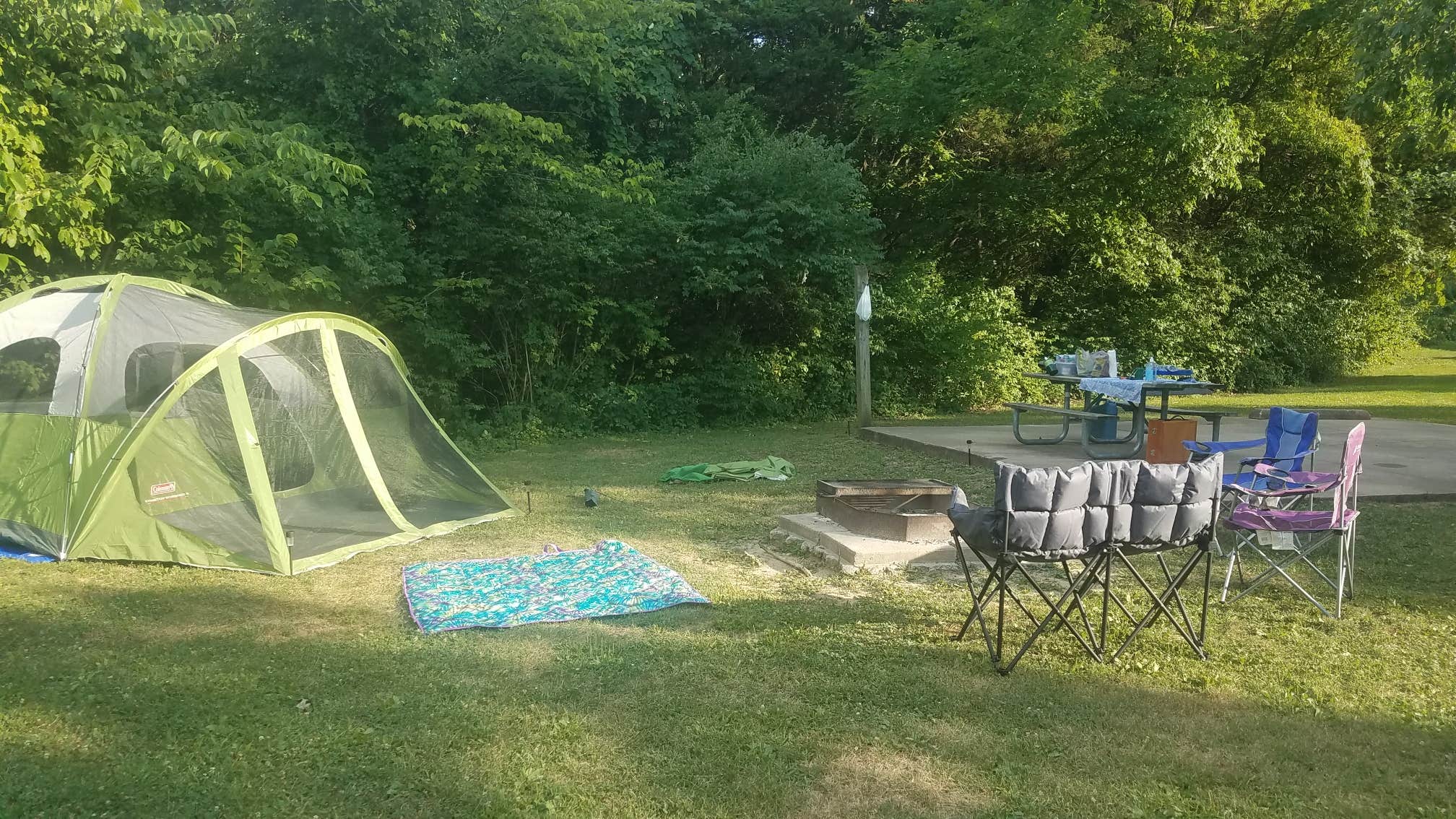 April D.'s photo at Dr. Edmund A. Babler Memorial State Park Campground near Grafton, IL