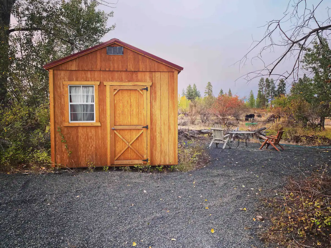 Jessica K.'s photo of a cabin at The Cottonwood Retreat near White Pass, WA