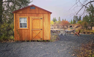 Jessica K.'s photo of a cabin at The Cottonwood Retreat near Peshastin, WA