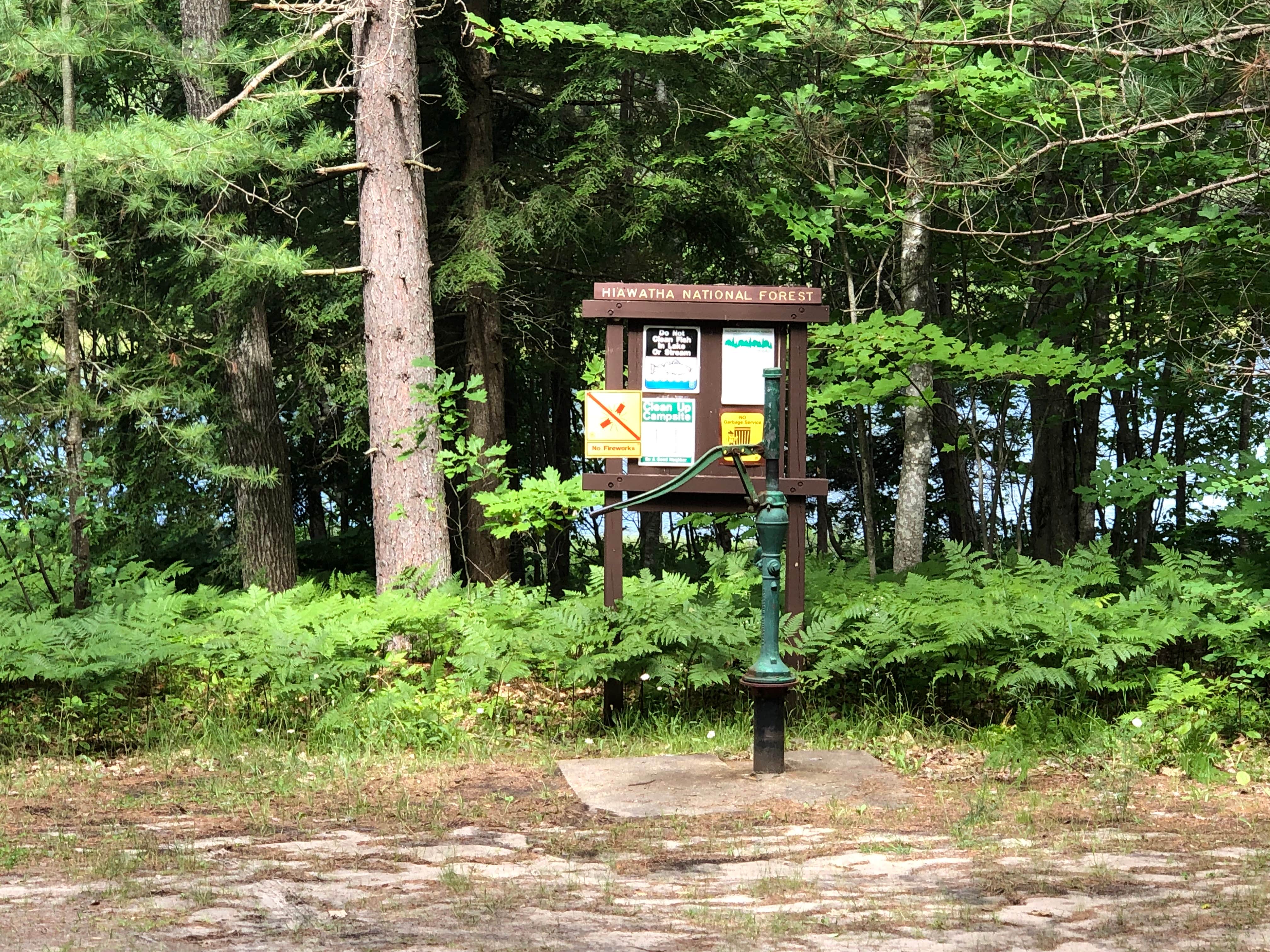 Camper-submitted photo at Hovey Lake Campsites near Trenary, MI