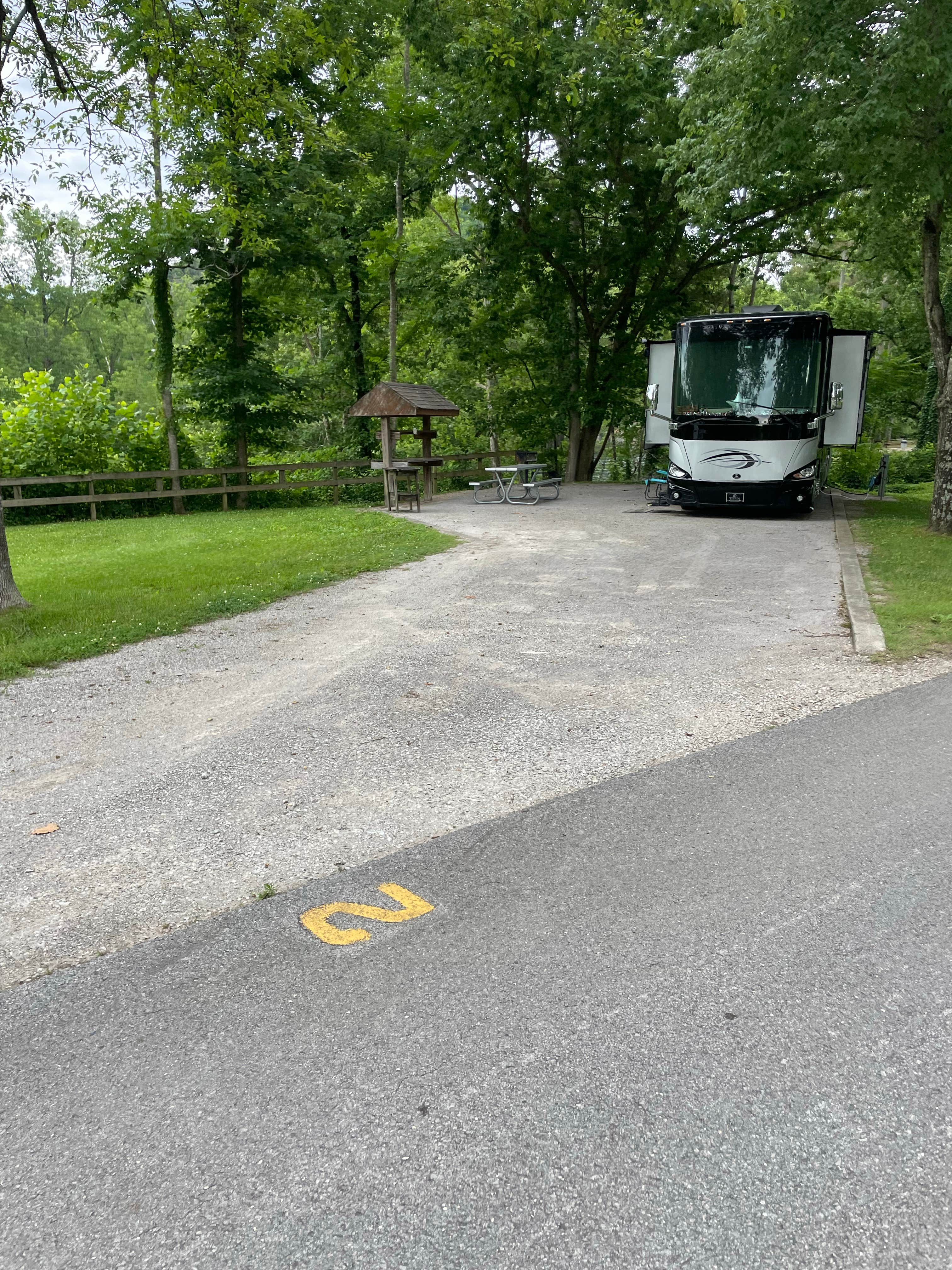 Shana D.'s photo of rv camping at Center Hill Lake Primitive Camping Areas — Center Hill Lake near Smithville, TN