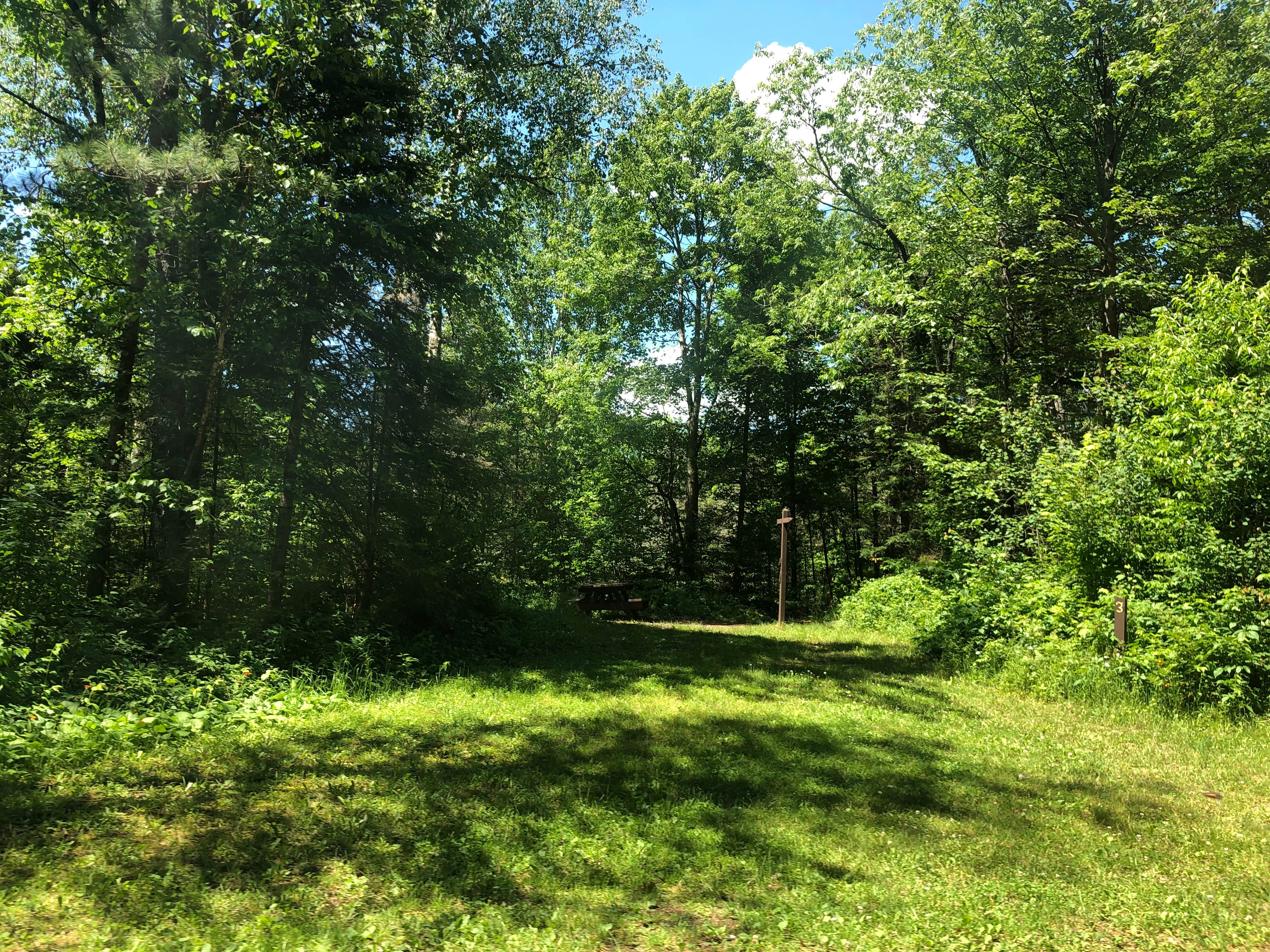 Camper-submitted photo at Burned Dam Campground near Trout Creek, MI