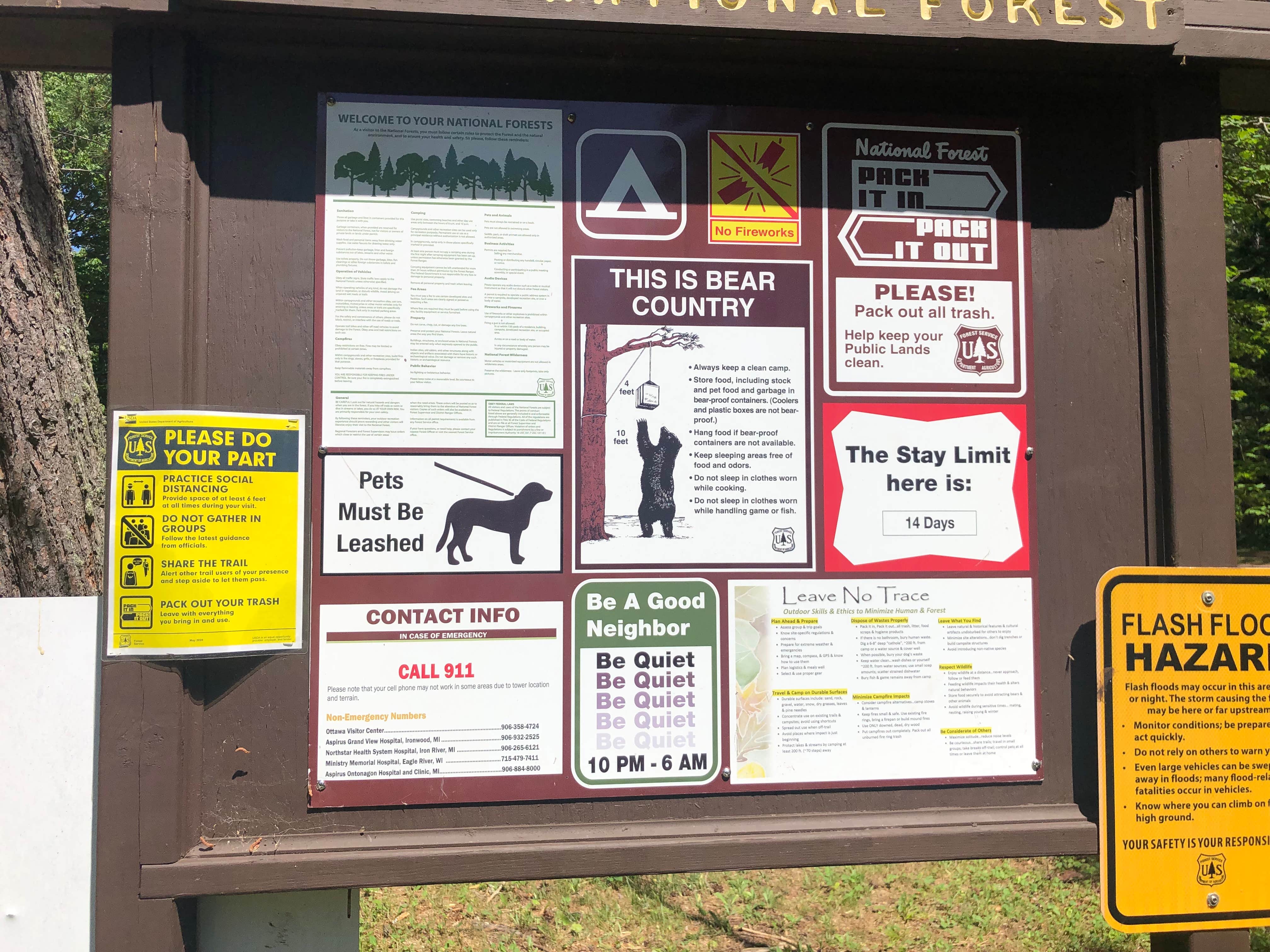 Camper-submitted photo at Burned Dam Campground near Trout Creek, MI