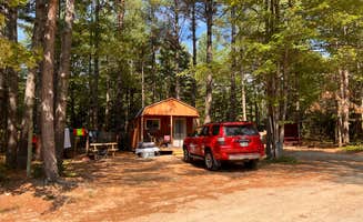 Tracey S.'s photo of glamping accommodations at Ammonoosuc Campground in New Hampshire