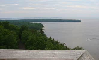 Camping near Newport State Park Campground: North Nicolet Bay Campground — Peninsula State Park, Ephraim, Wisconsin