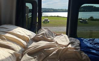 Genevieve S.'s photo of glamping accommodations at Sunset Point RV Park near Eastport, ME