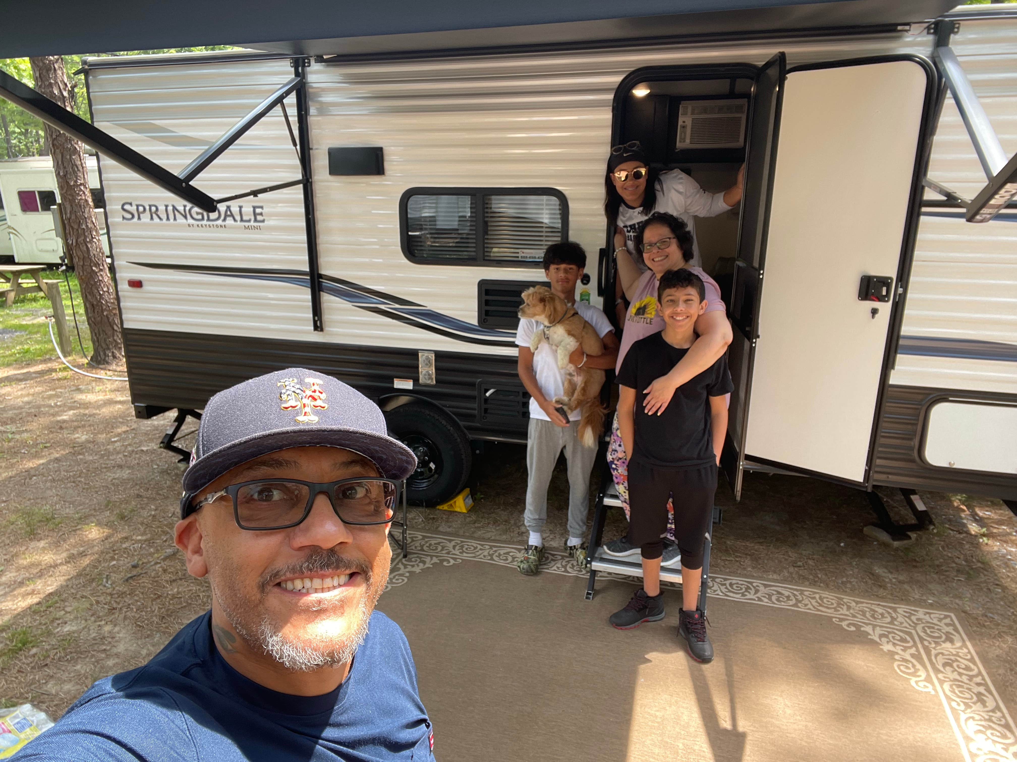 Camper-submitted photo at Evergreen Lake Campground near Northampton, PA