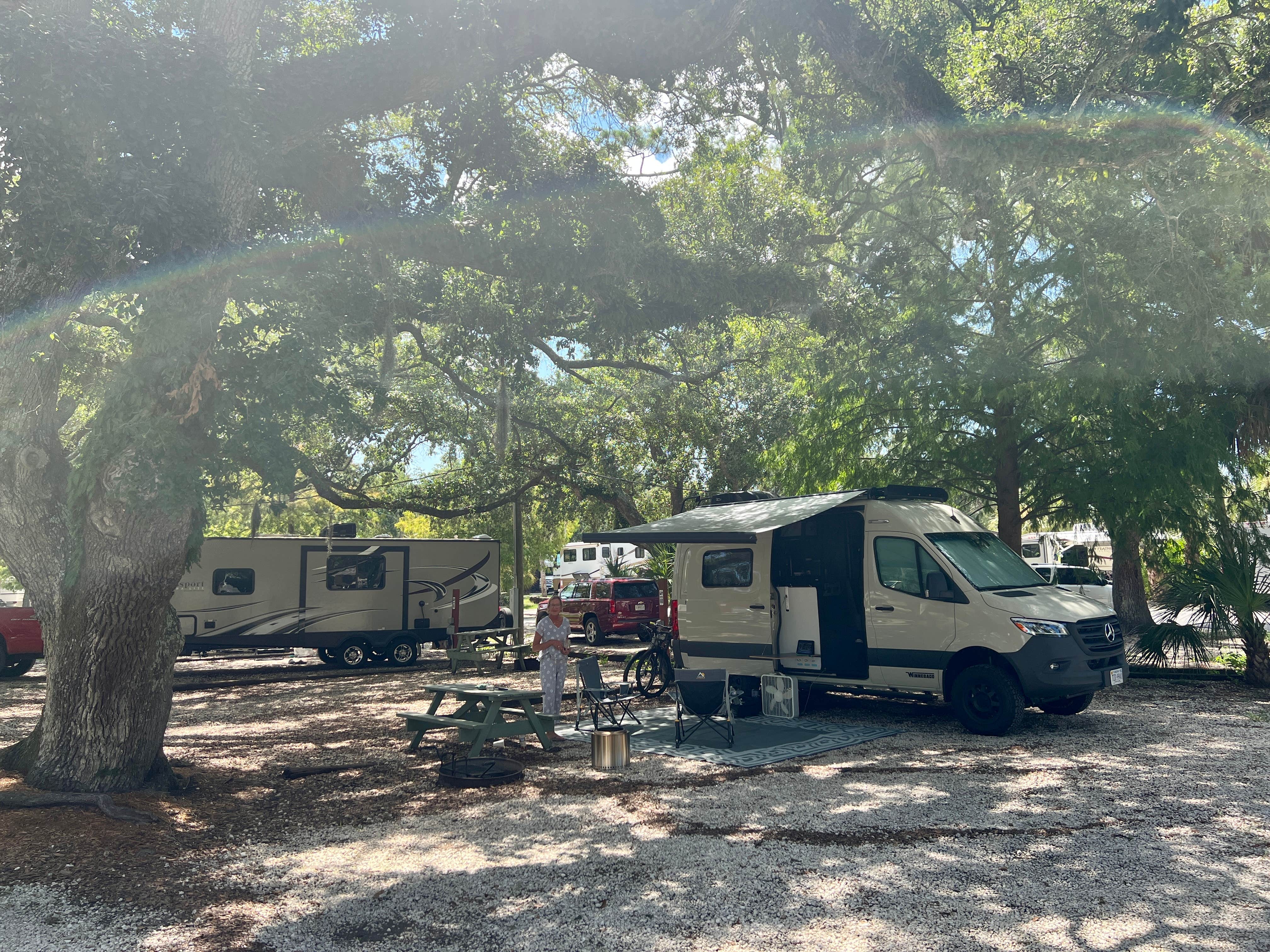 JK N.'s photo of rv camping at River's End Campground & RV Park near Rincon, GA