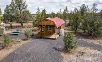 Jacob N.'s photo of a cabin at Desert Rose Family Private Campground near Bend, OR