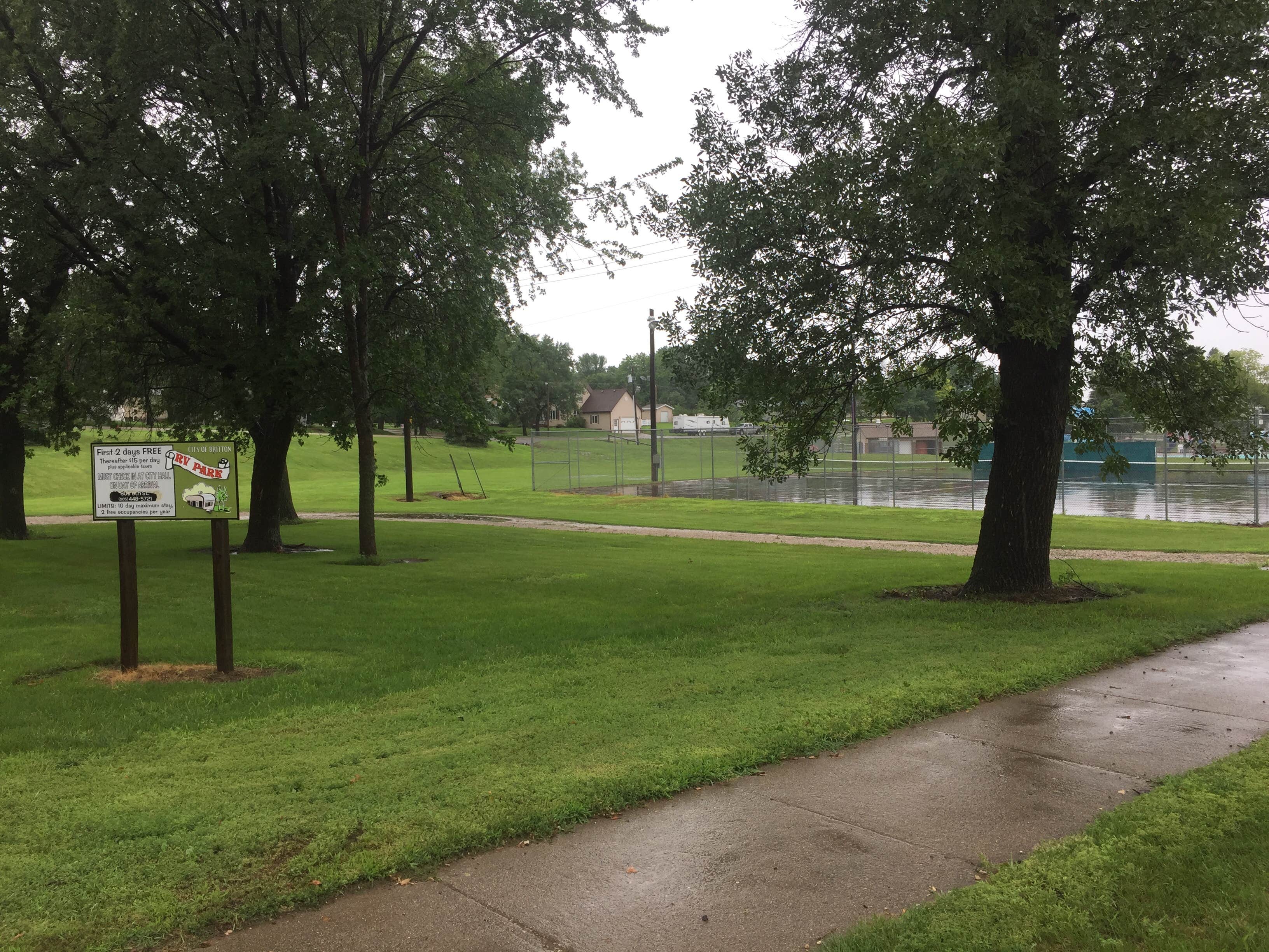 Camper-submitted photo at City of Britton RV Park near Lake City, SD