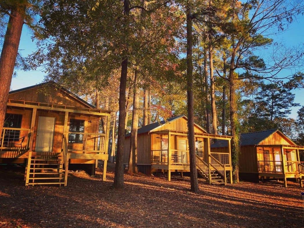 Debbie D.'s photo of a cabin at Lost Frontier RV Park and Bar & Grill near Natchitoches, LA