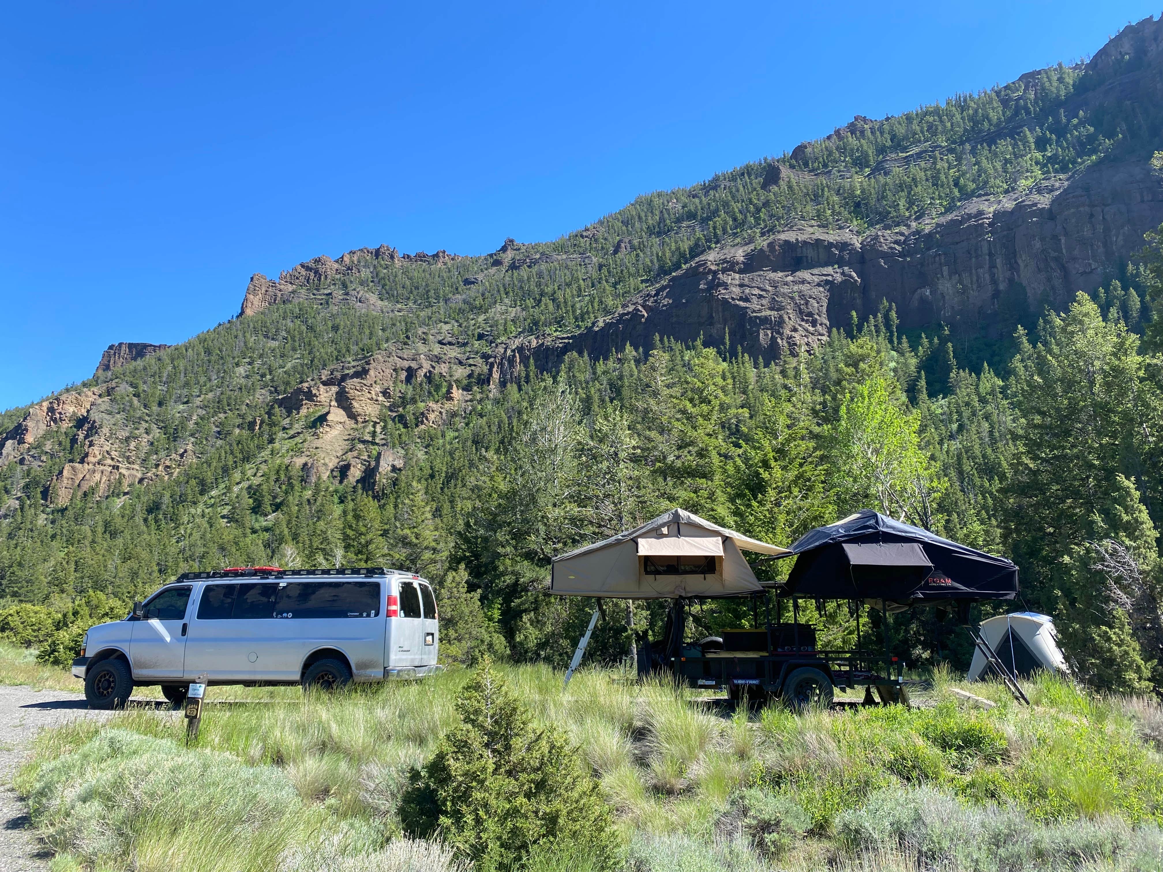 Patrick W.'s photo of rv camping at Rex Hale Campground near Shoshone National Forest