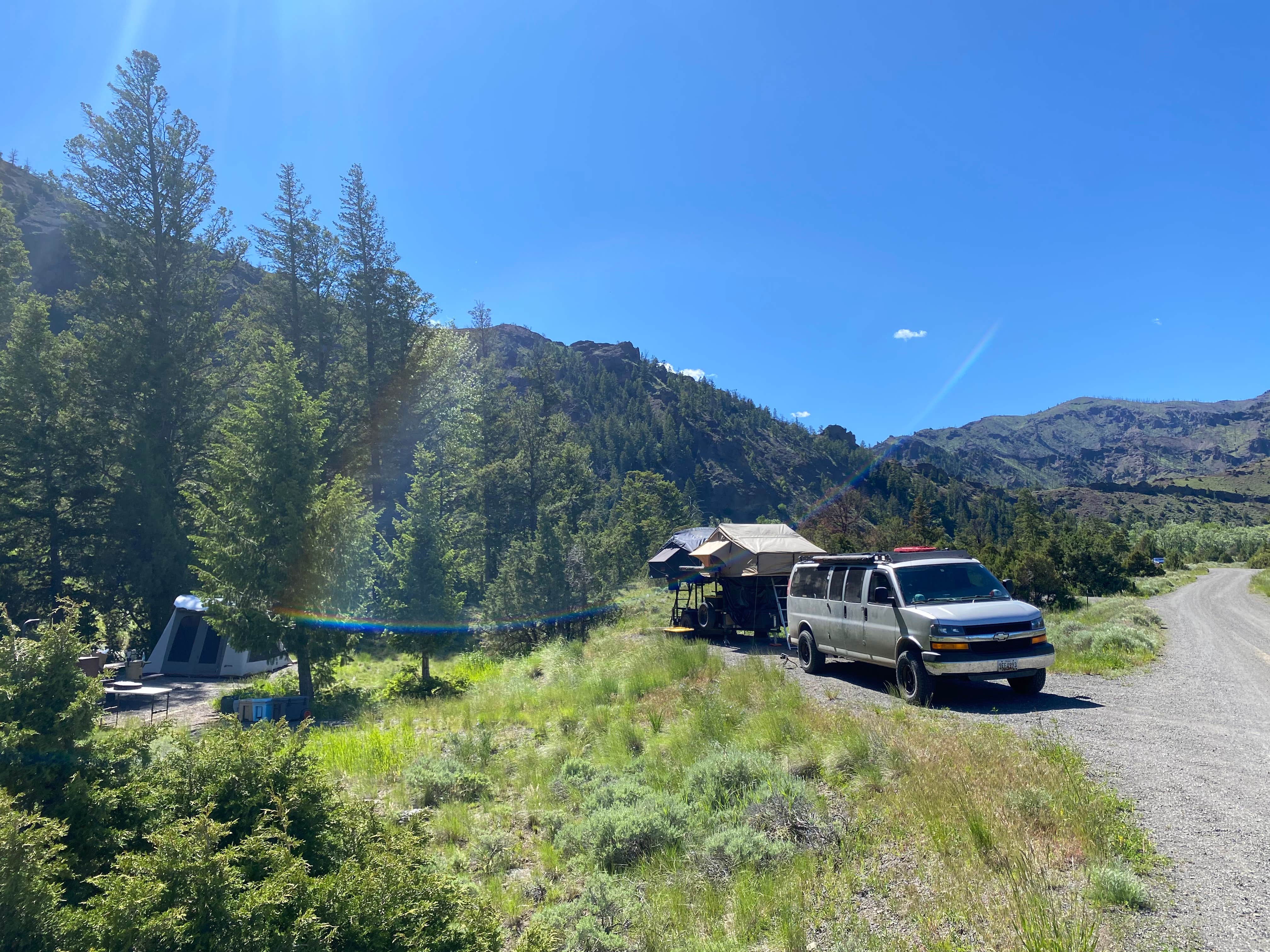 Patrick W.'s photo of rv camping at Rex Hale Campground near Shoshone National Forest
