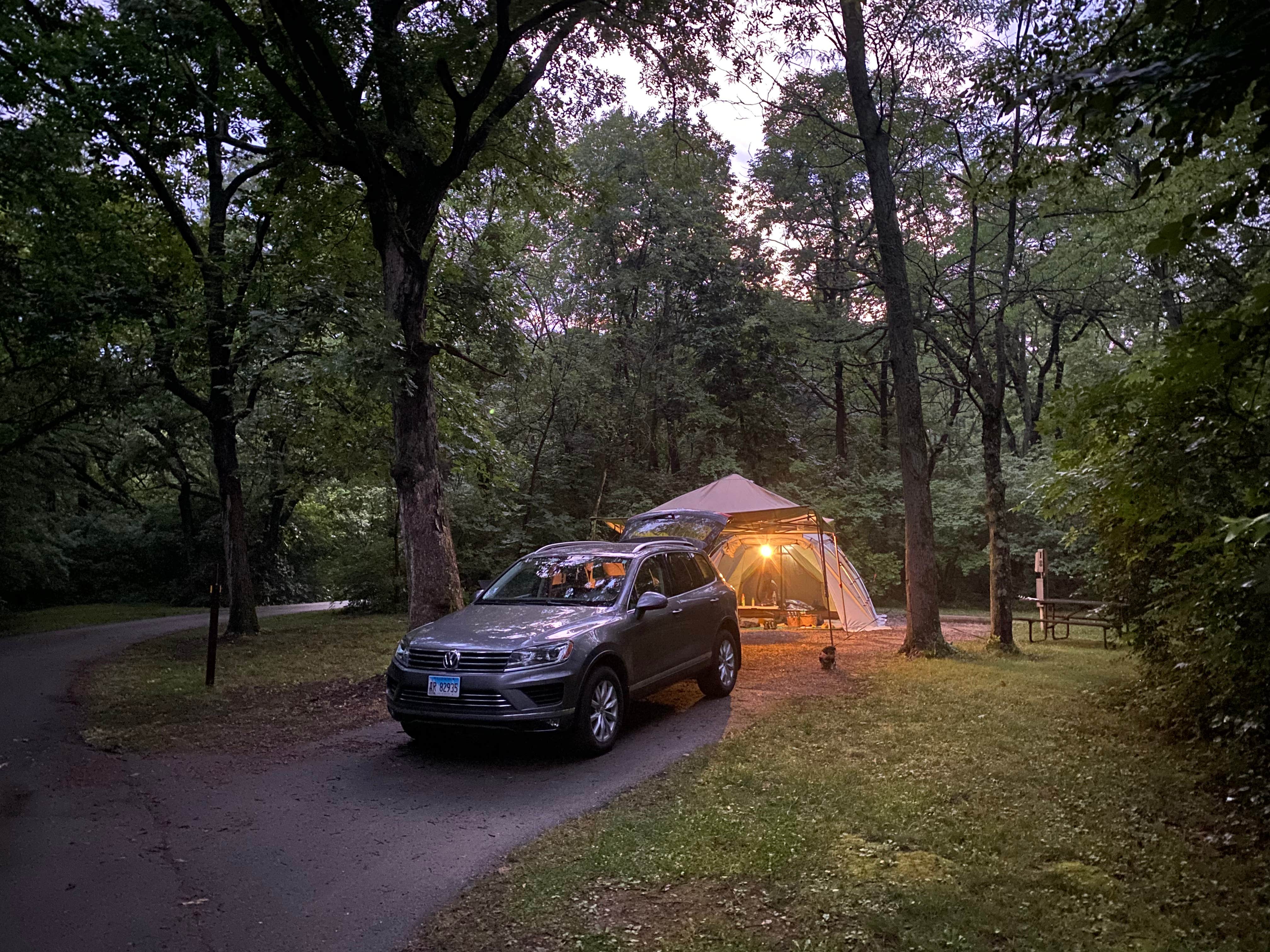 Yang L.'s photo at Potowatomi Campground — Kankakee River State Park near Bourbonnais, IL
