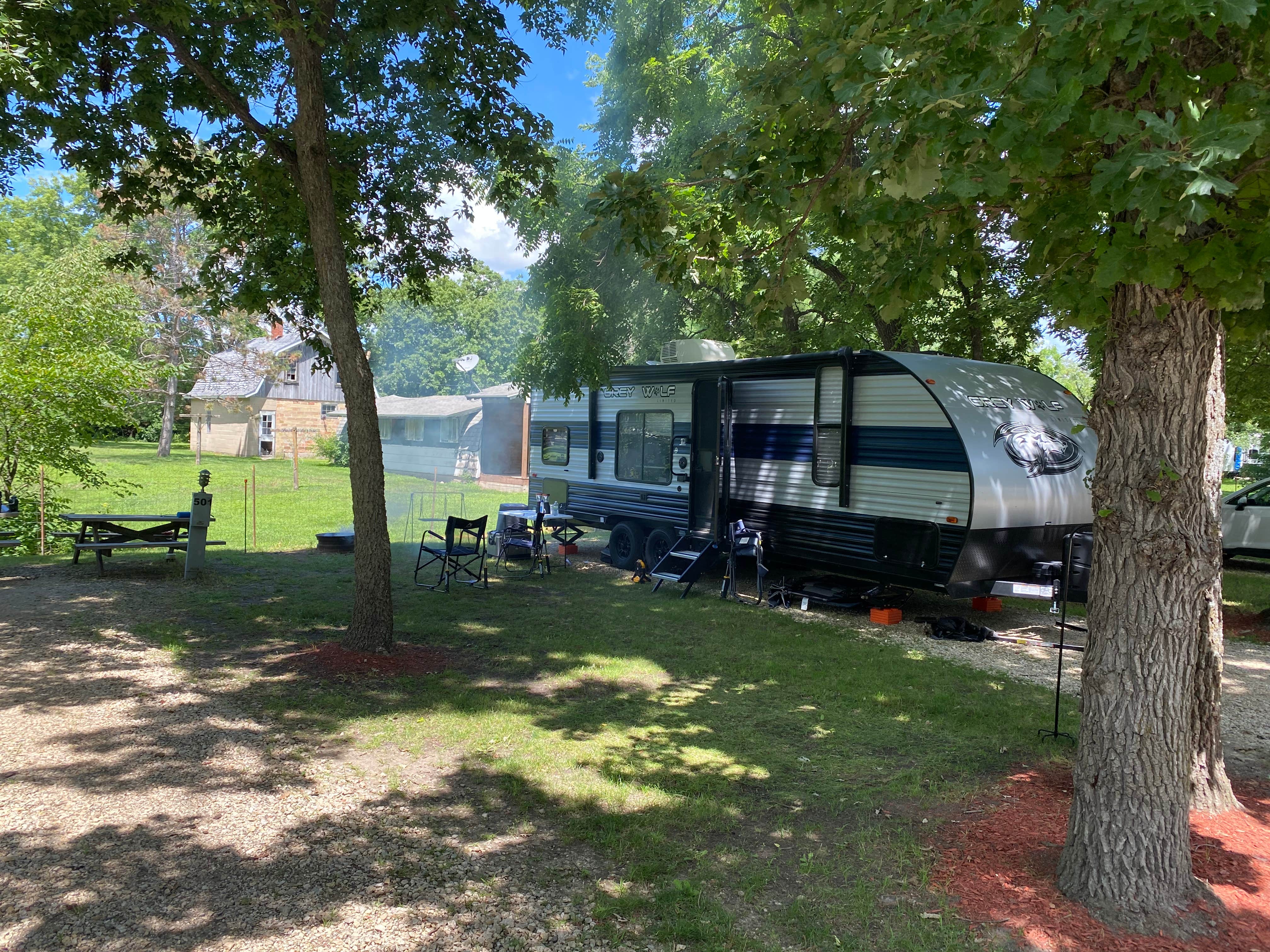 Camper-submitted photo at Skip-A-Way Resort near Dundee, IA